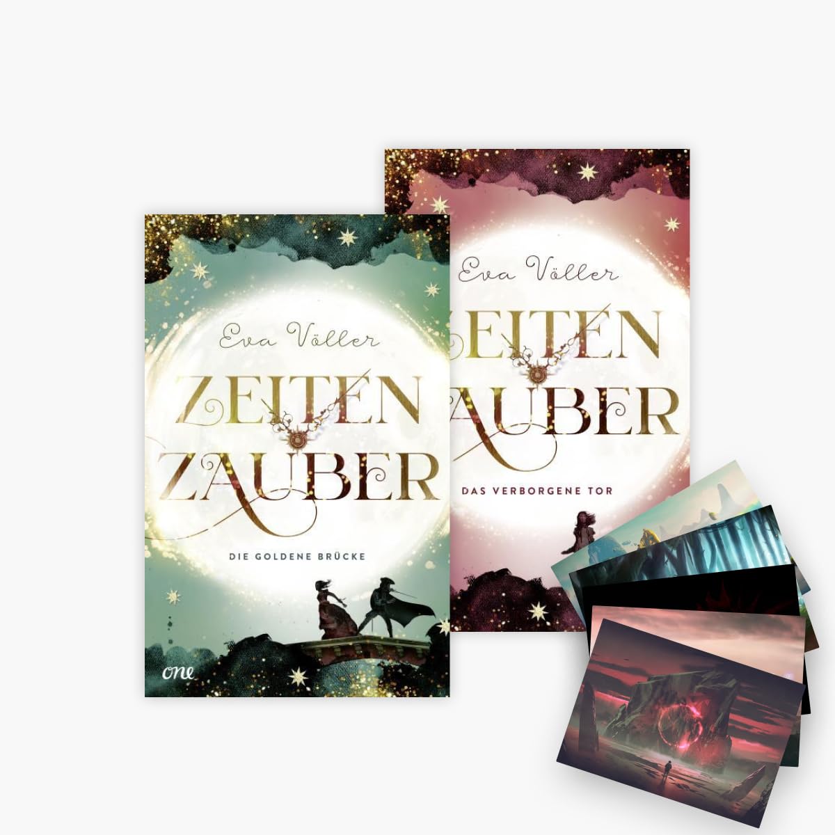 Zeitenzauber Band 2+3 plus 1 exklusives Postkartenset Fantasy & Sci-Fi