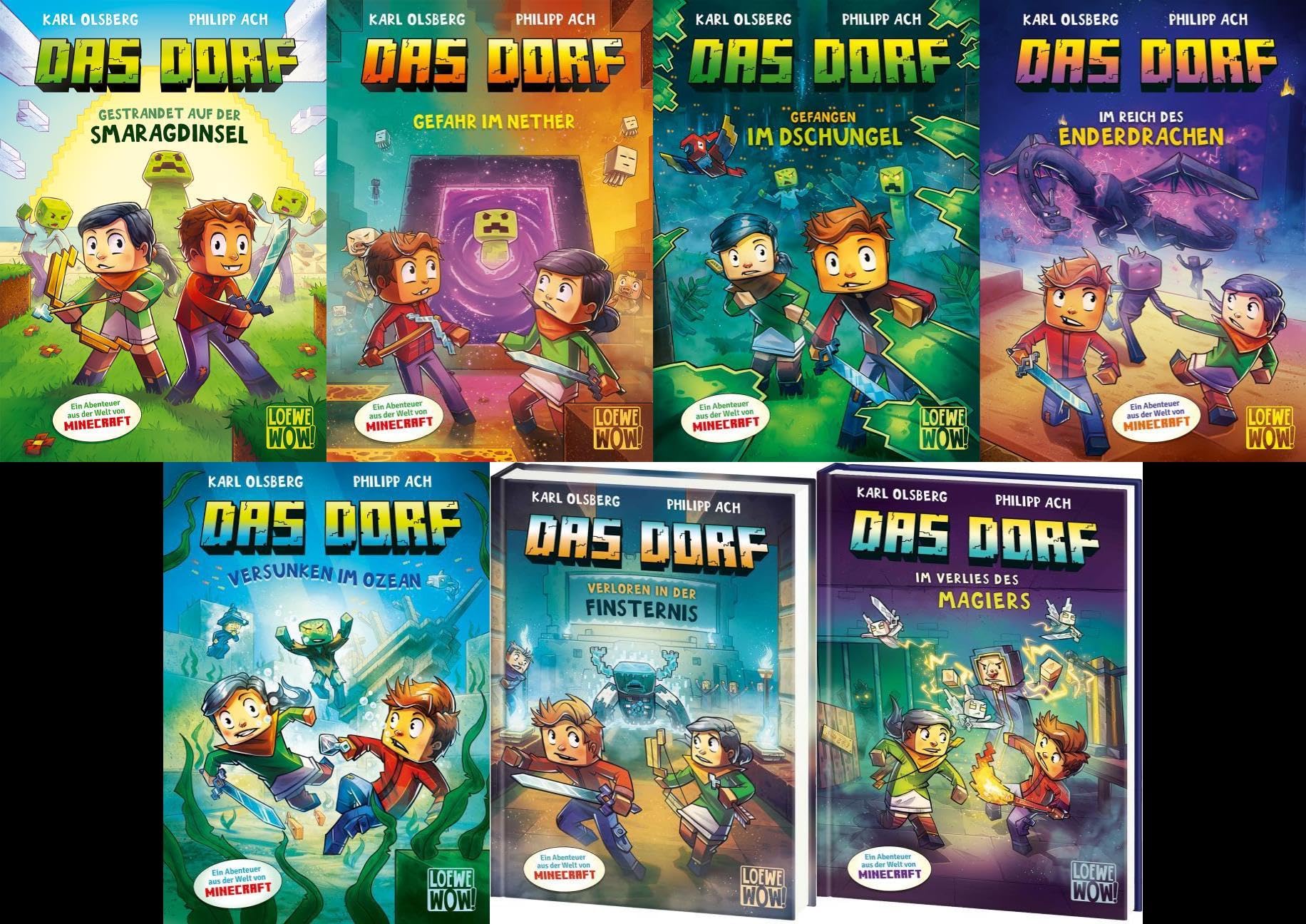 Das Dorf Band 1-7 plus 1 exklusives Postkartenset Comics for children & teenagers