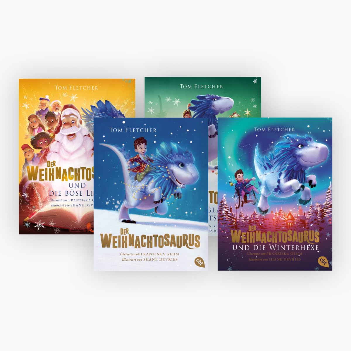 Der Weihnachtosaurus Band 1-4 plus 1 exklusives Postkartenset Novels & Short Stories