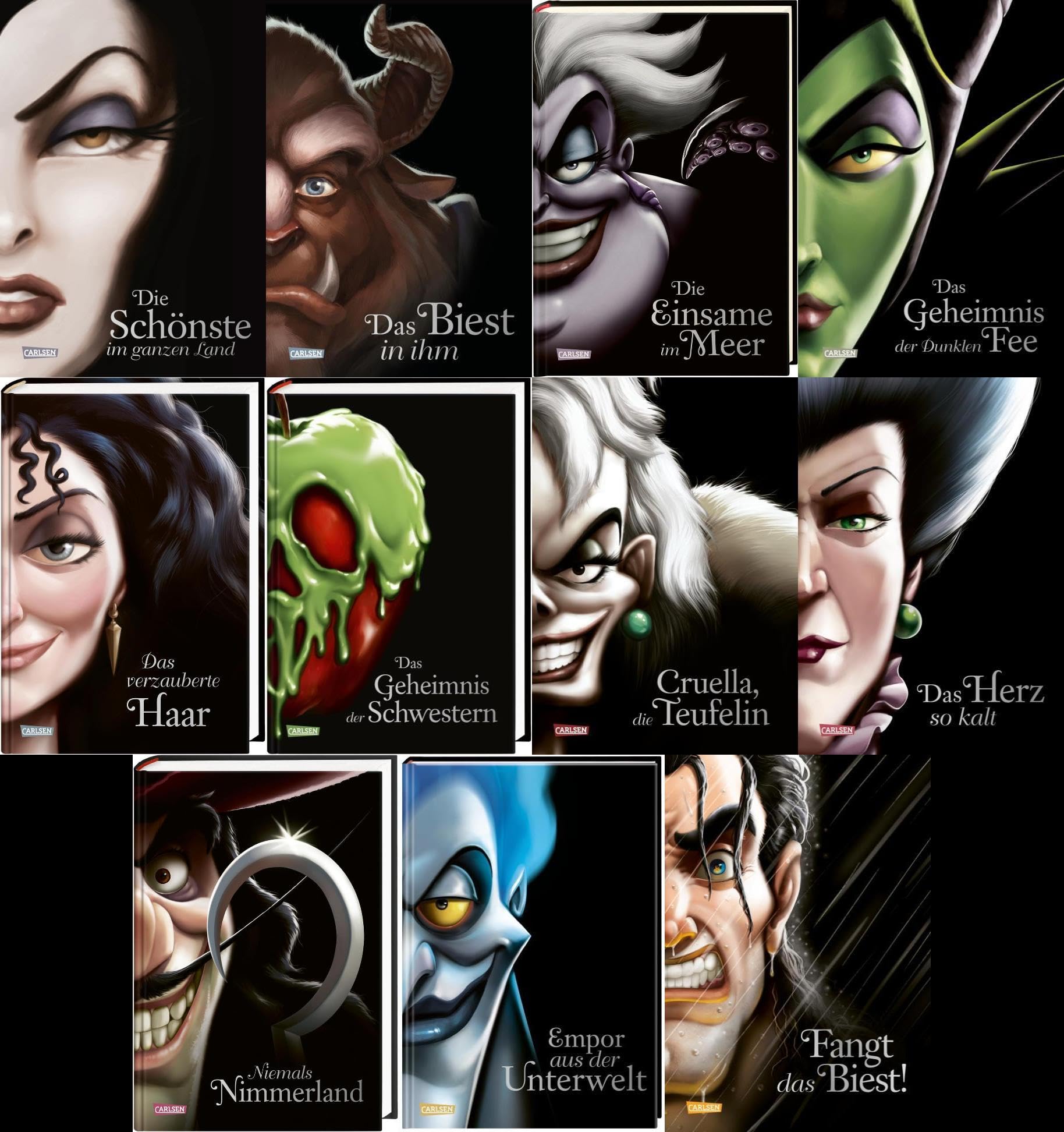 Die Villains-Saga Band 1-10 plus 1 exklusives Postkartenset Games
