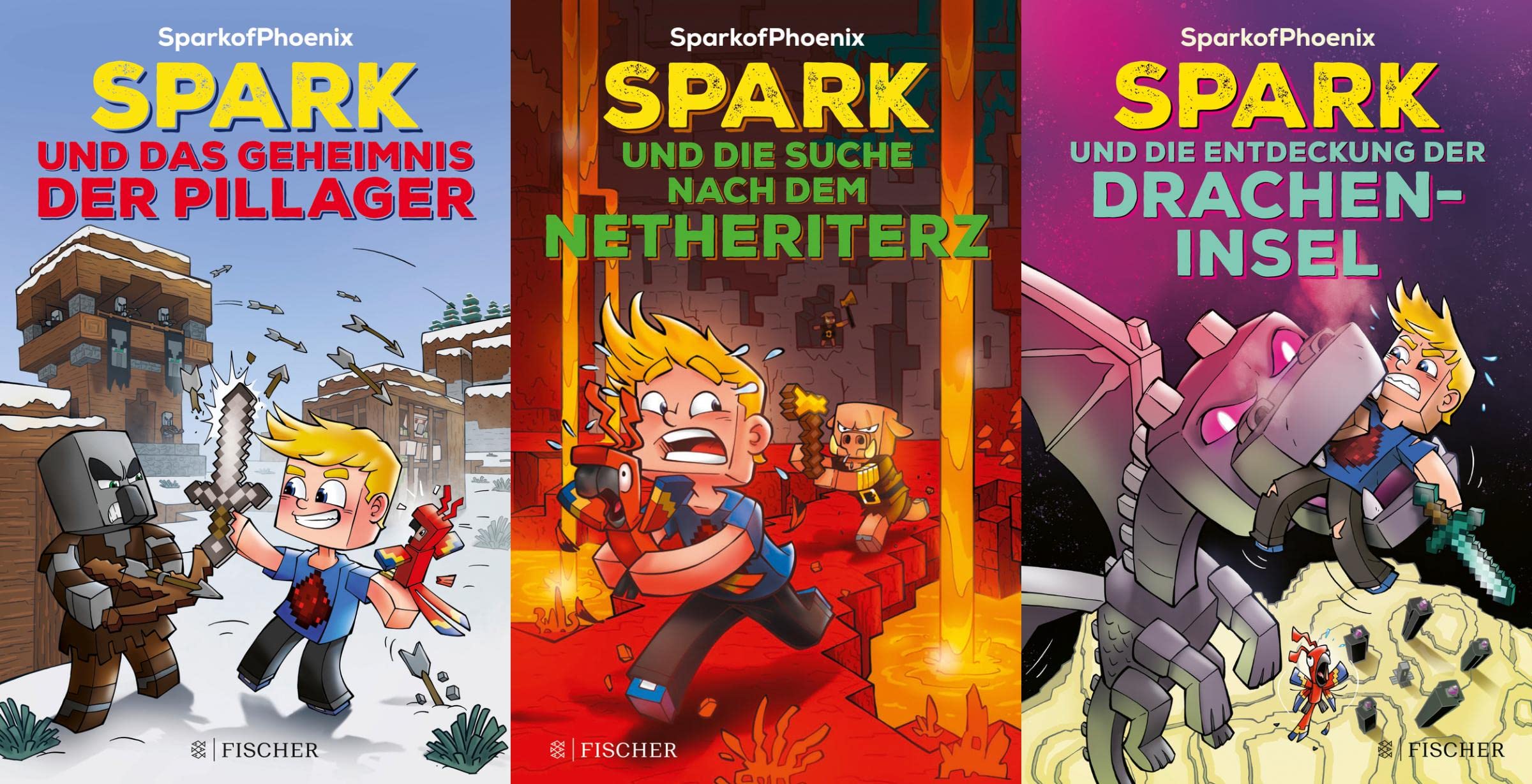 Spark of Phoenix Band 1-3 plus 1 exklusives Postkartenset Novels & Short Stories
