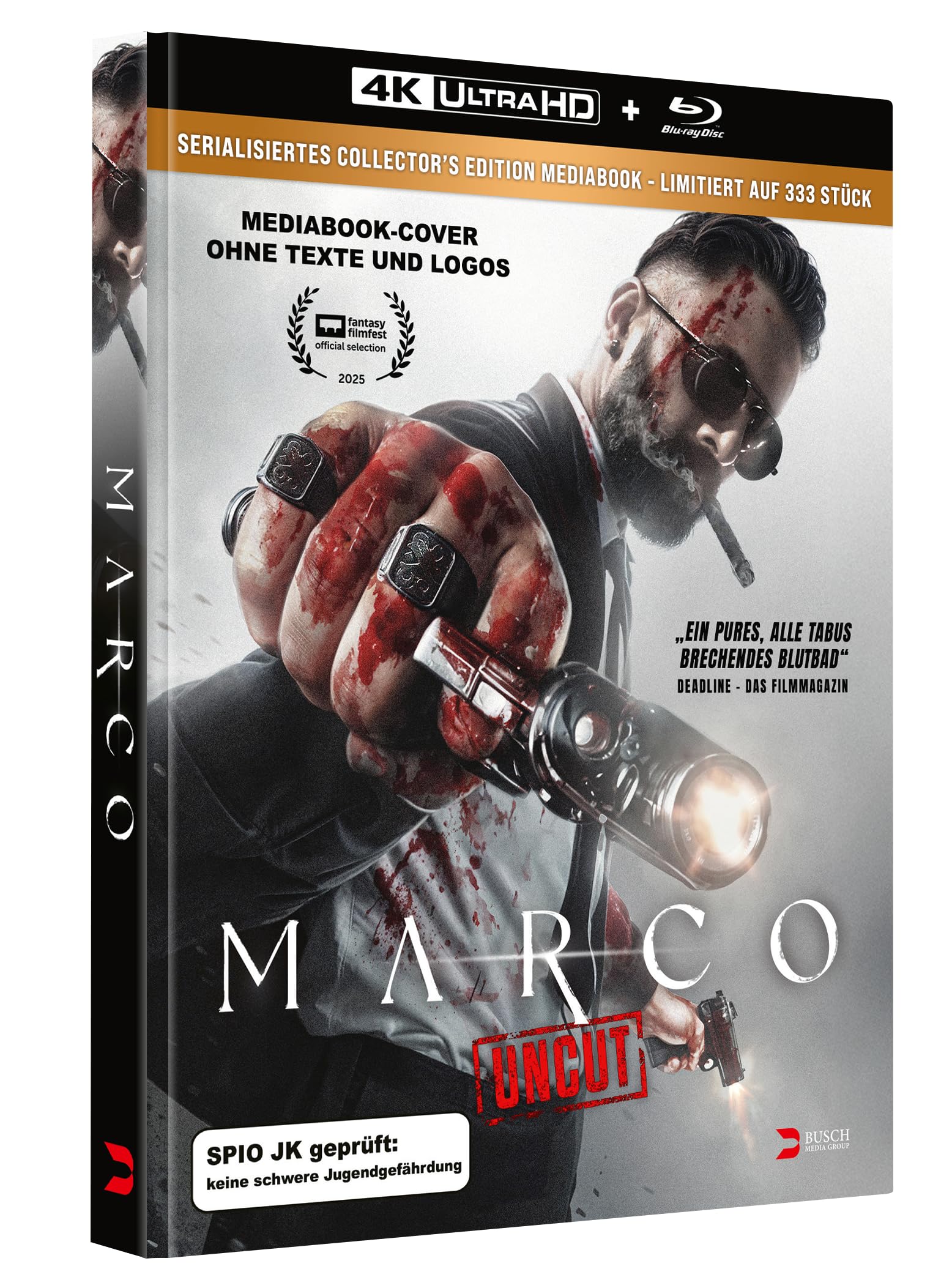 Marco (uncut) - Limitiertes Mediabook - Cover B (4K Ultra HD + Blu-ray) Films