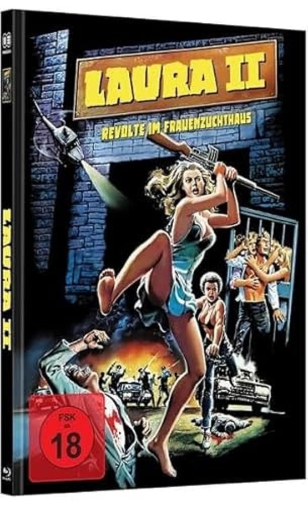 LAURA II - REVOLTE IM FRAUENZUCHTHAUS - Mediabook Cover C – limitiert auf 250 Stück (Blu-ray + DVD) Movies