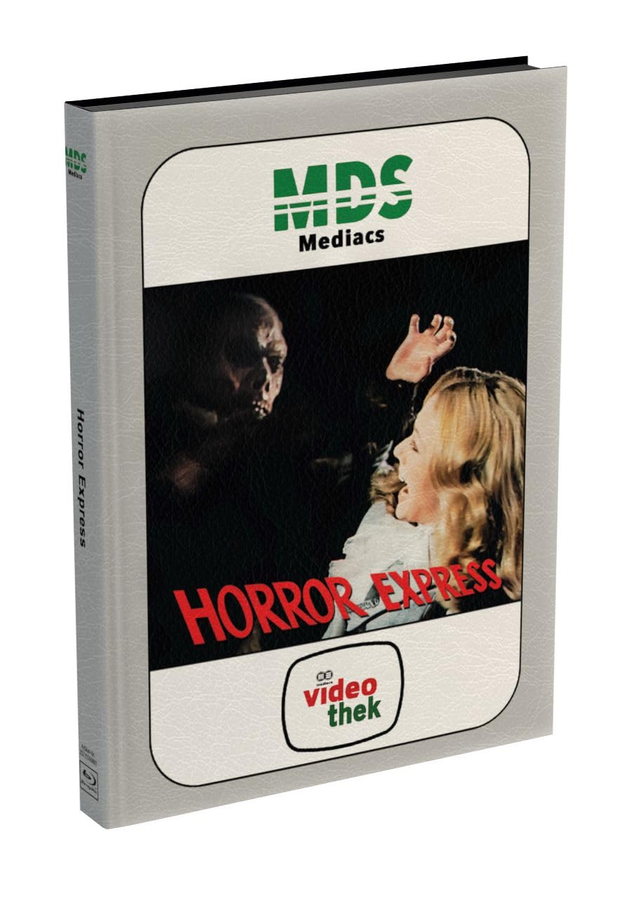 HORROR EXPRESS - 2-Disc wattiertes Mediabook Cover A (Blu-ray + DVD) Limited 222 Edition Films