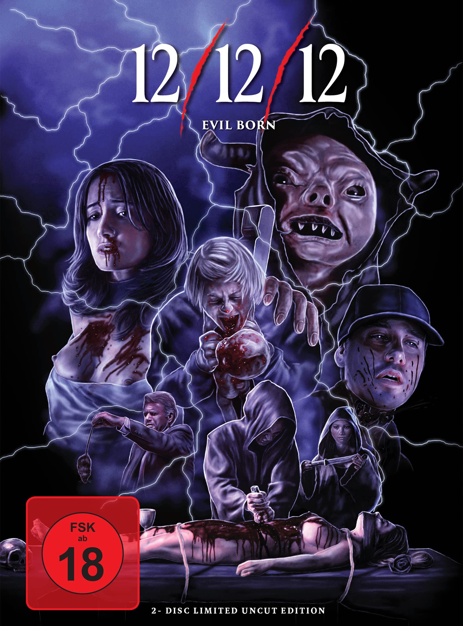 12/12/12 - Evil Born UNCUT - Mediabook Cover A (lim.) Films