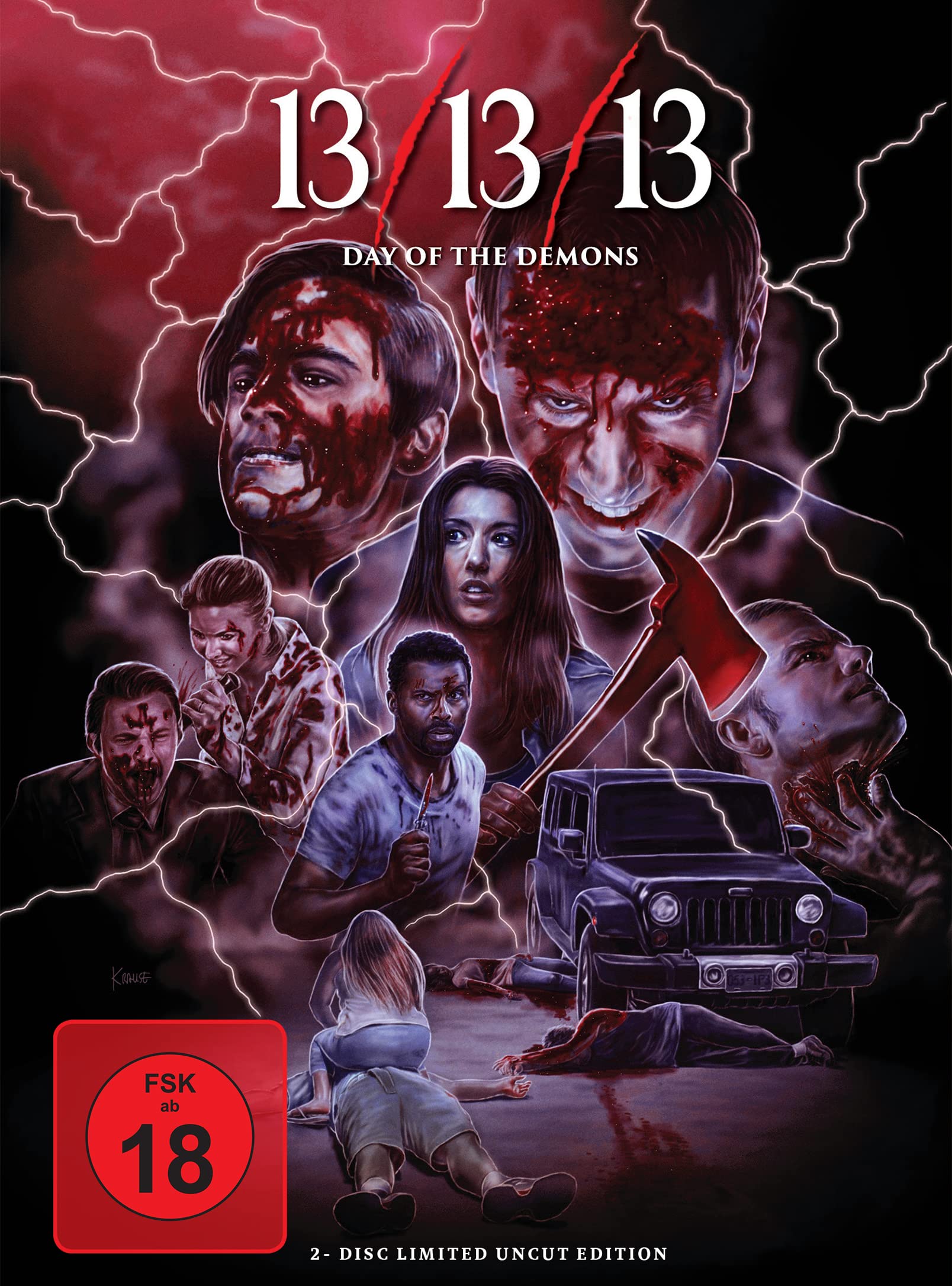 13/13/13 - Day of the Demons UNCUT - Mediabook Cover A (lim.) Movies