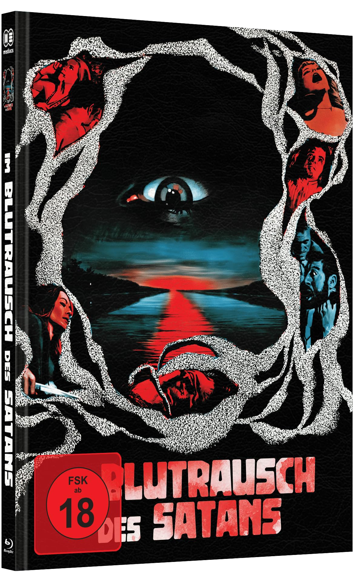 Im Blutrausch des Satans 2-Disc wattiertes Mediabook Cover E limited 99 UNCUT (Blu-ray + DVD) E Films