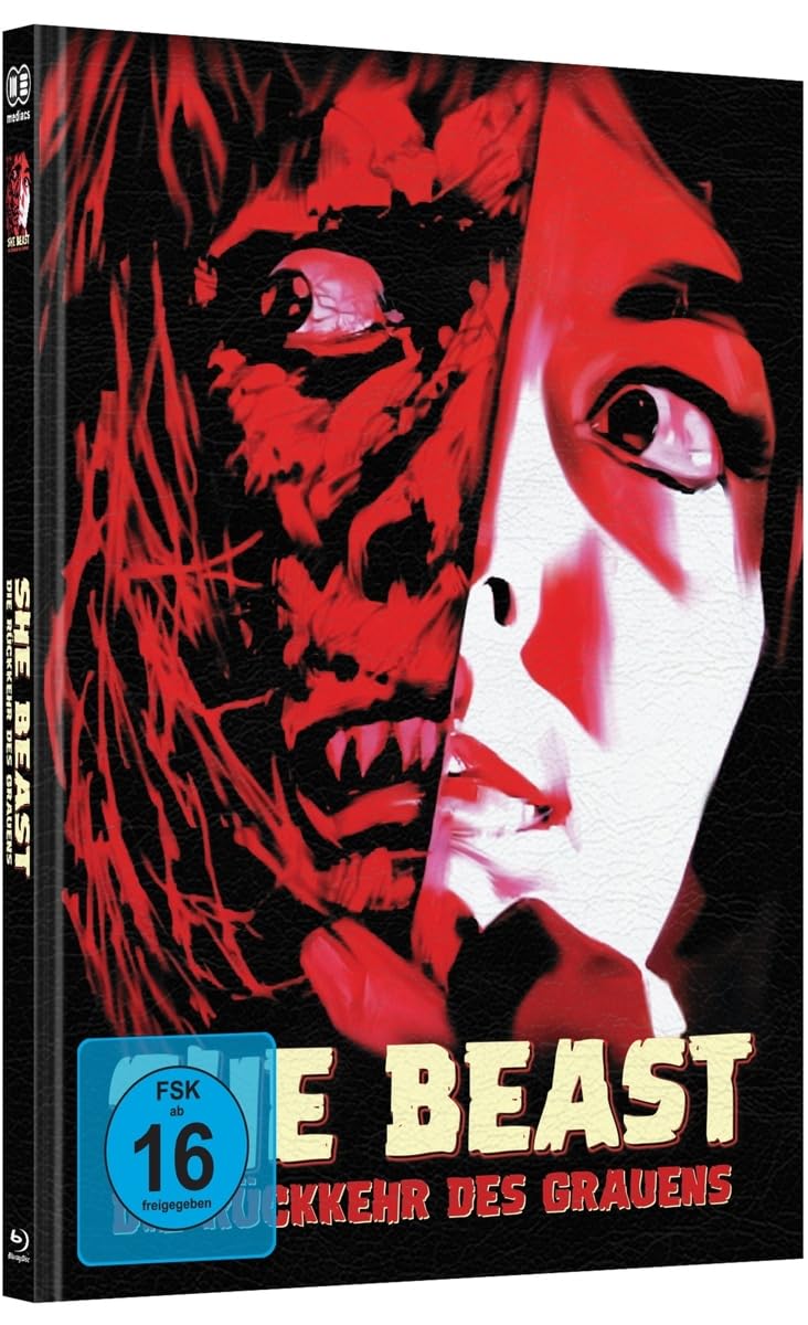 SHE BEAST-DIE RÜCKKEHR DES GRAUENS - wattiertes Mediabook - Cover B – limitiert auf 99 Stück (Blu-ray + DVD) Movies