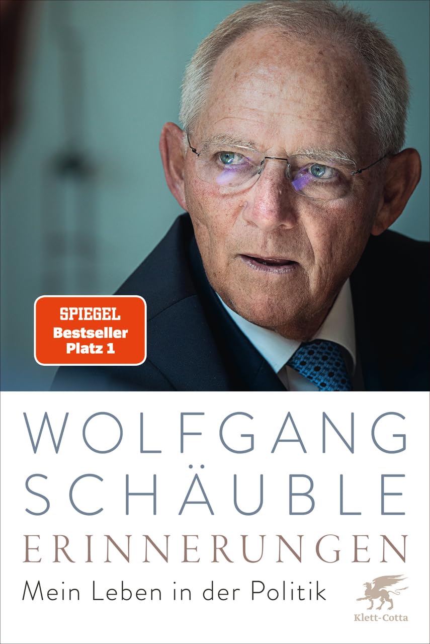 Wolfgang Schäuble - Erinnerungen - im SET plus 3 extra Lesezeichen Social Sciences