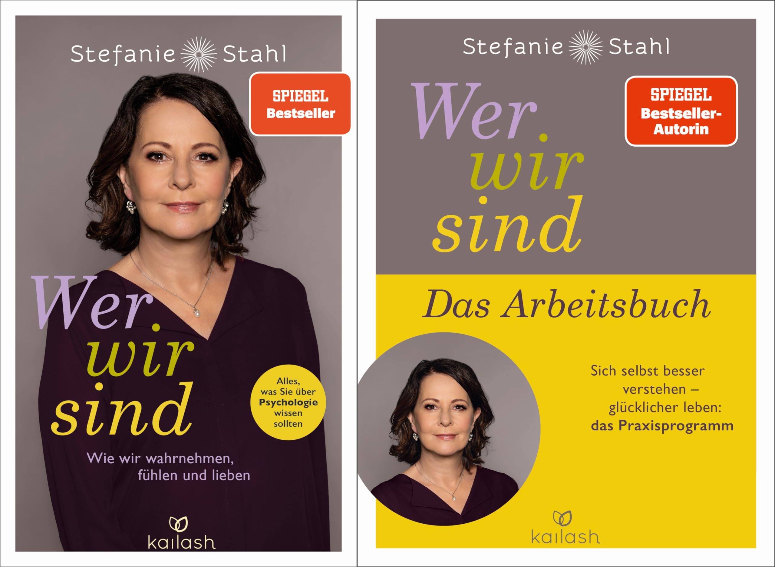 Stefanie Stahl - Wer wir sind + Wer wir sind. Das Arbeitsbuch plus 3 extra Lesezeichen Psychology