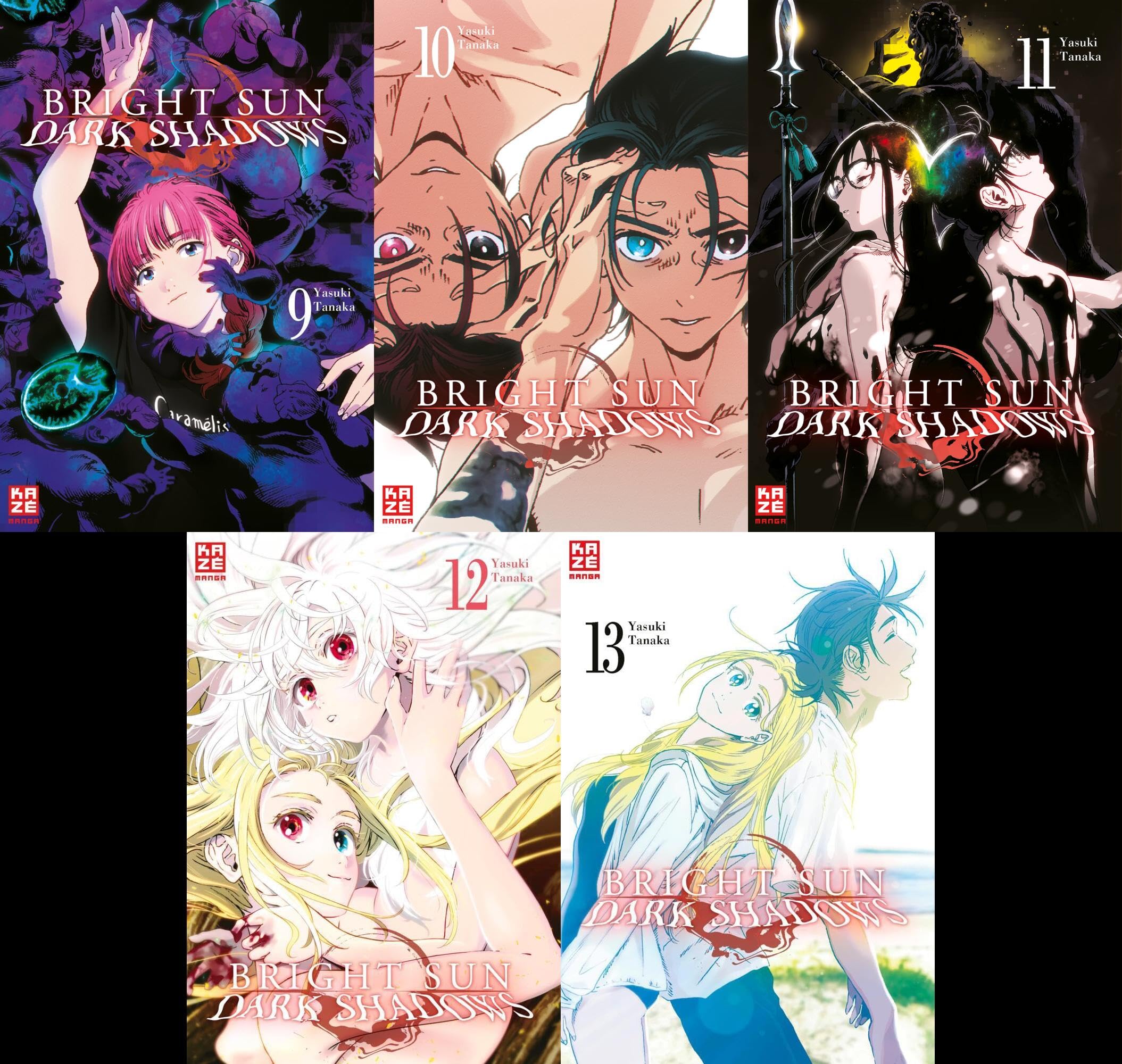 Bright Sun - Dark Shadows Band 9-13 plus 1 exklusives Postkartenset Manga