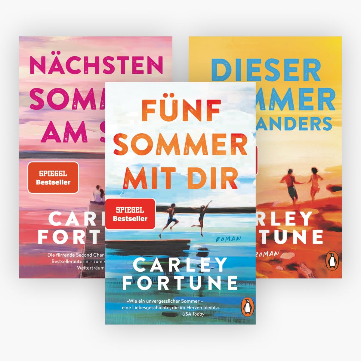 Fünf Sommer mit dir + Nächsten Sommer am See + Dieser Sommer wird anders + 1 exklusives Postkartenset Contemporary literature