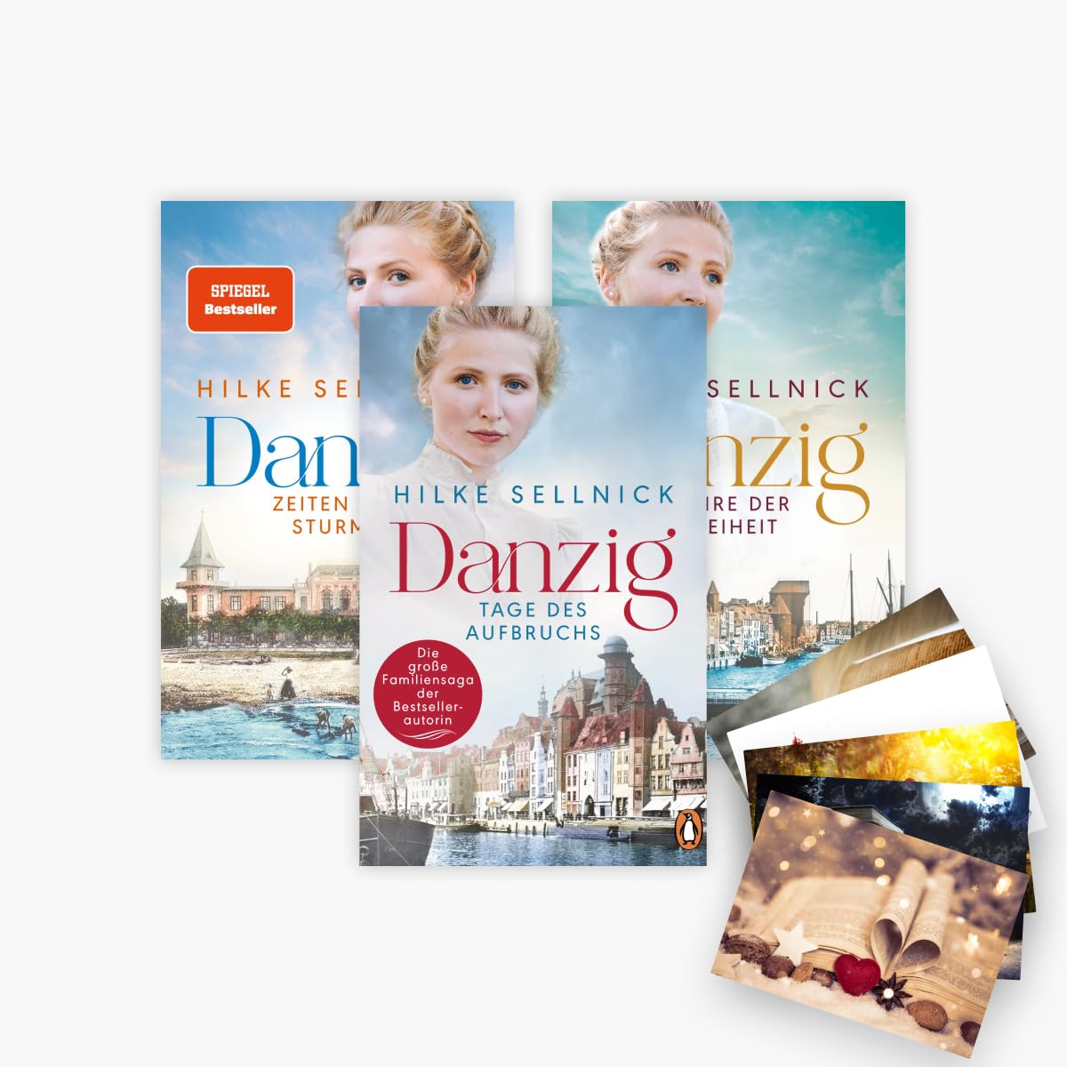 Die Danzig-Saga Band 1-3 plus 1 exklusives Postkartenset Contemporary literature