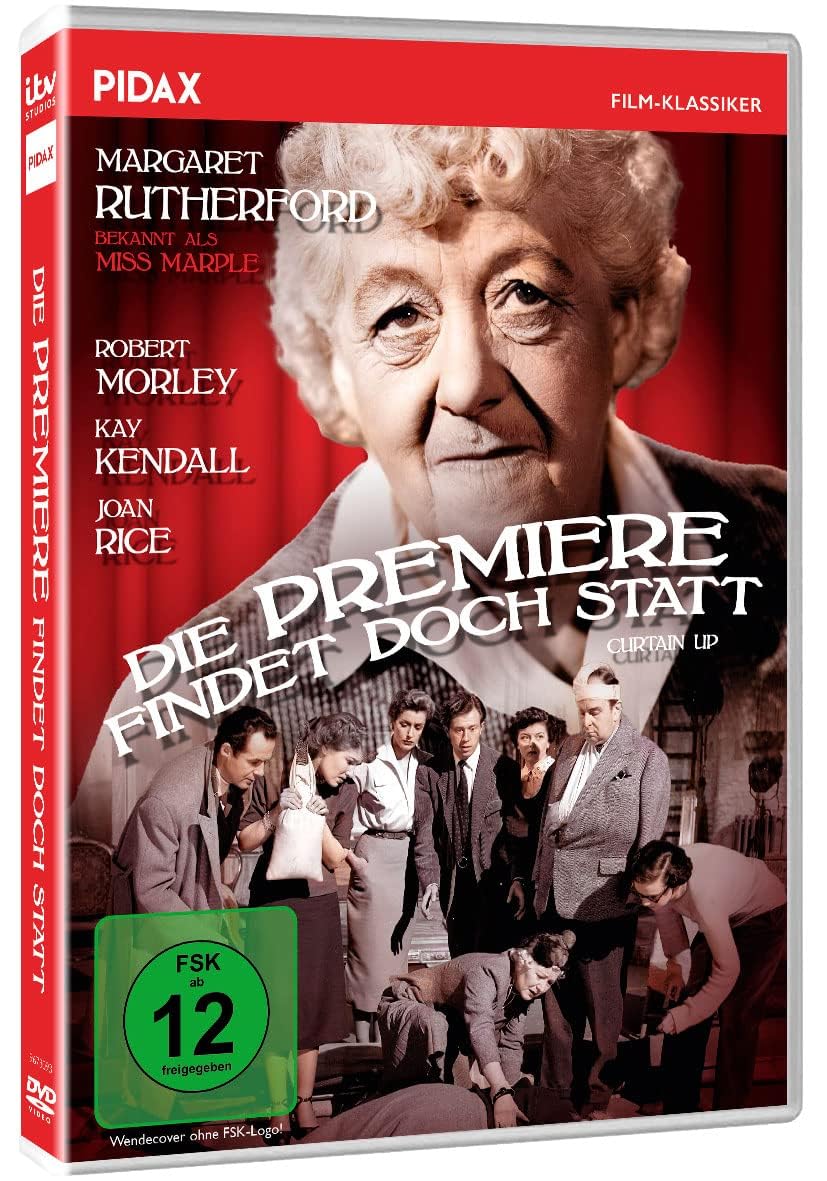 Die Premiere findet doch statt (Curtain Up) / Turbulente Komödie mit Margaret Rutherford (bekannt als MISS MARPLE) (Pidax Film-Klassiker) Movies