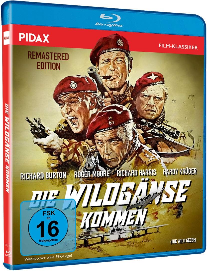 Die Wildgänse kommen - Remastered Edition (The Wild Geese) / Spektakuläre Söldner Action Film mit Richard Burton und Roger Moore in brillanter Bildqualität Movies