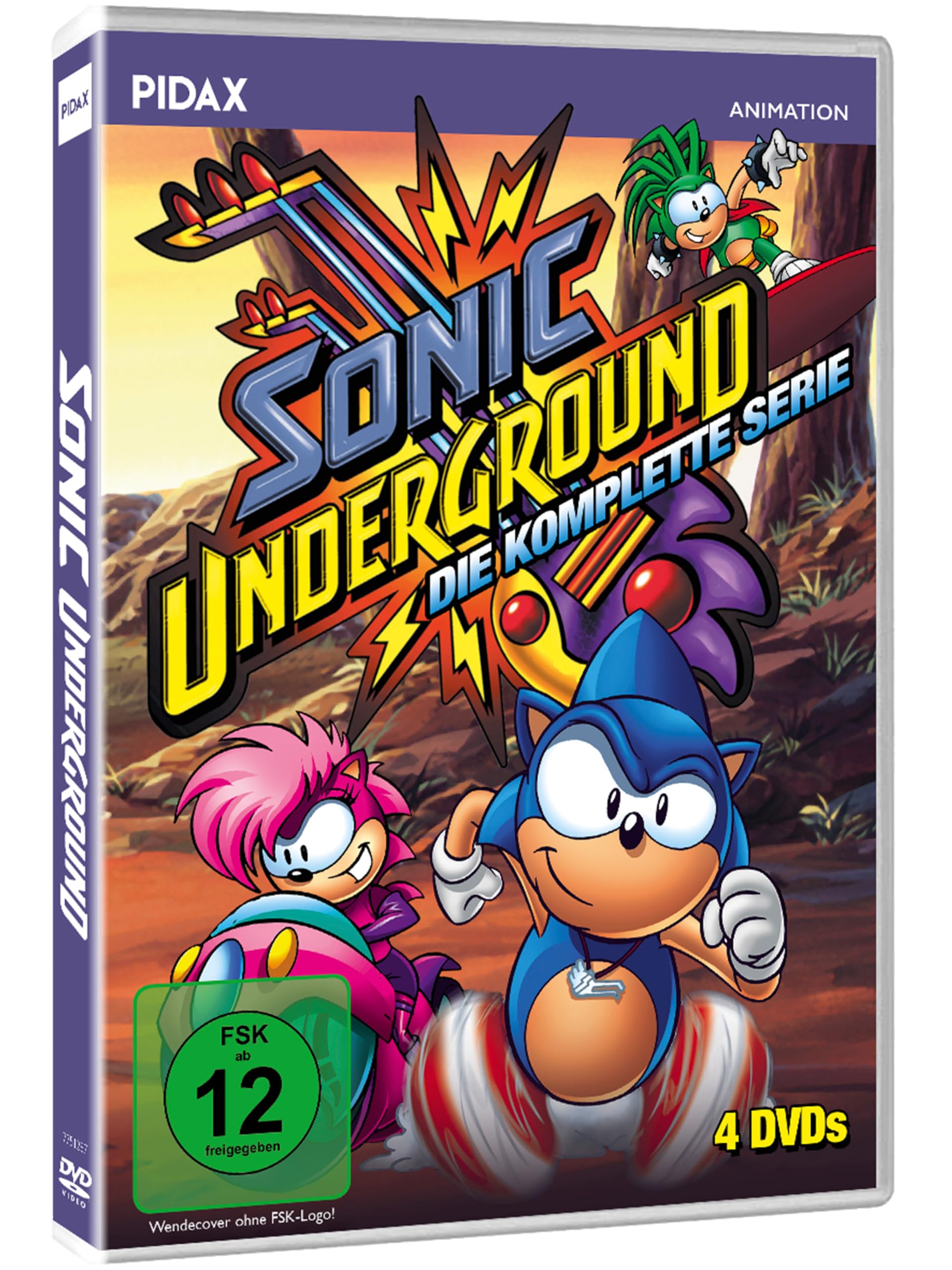 Sonic Underground – Komplette Animation-Serie mit 40 Folgen (Sonic-Klassiker) Die Kult-Zeichentrickserie mit Power, Tempo & Nostalgie! Movies