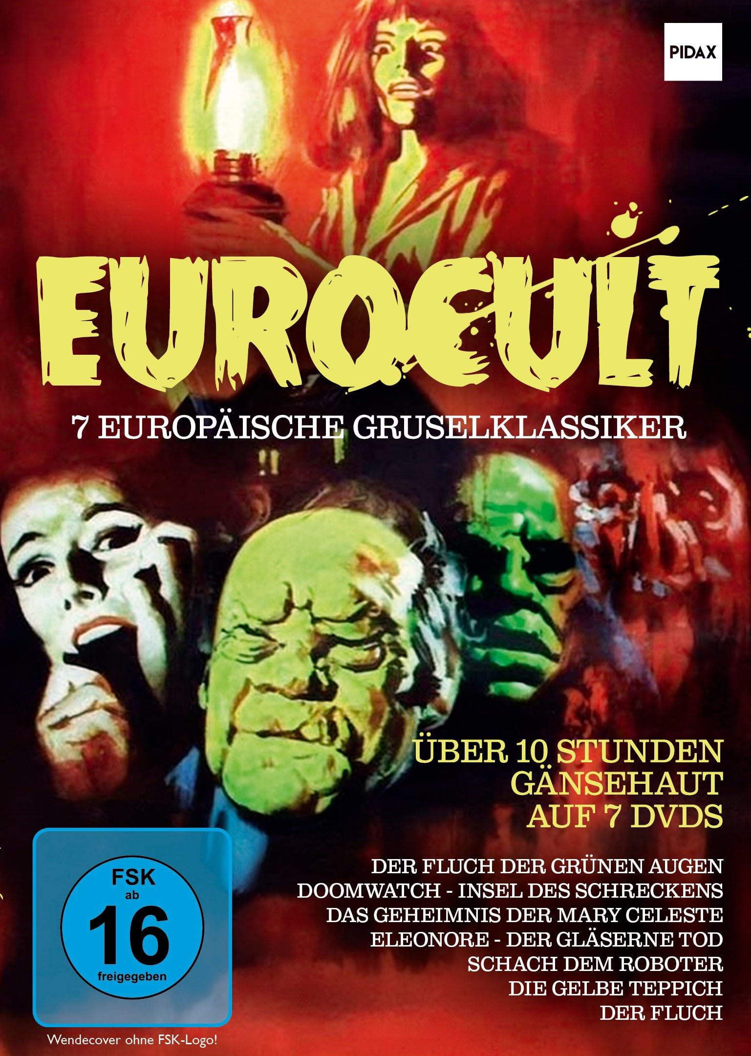 Eurocult - 7 europäische Gruselklassiker / Über 10 Stunden Gänsehaut auf 7 DVDs Movies
