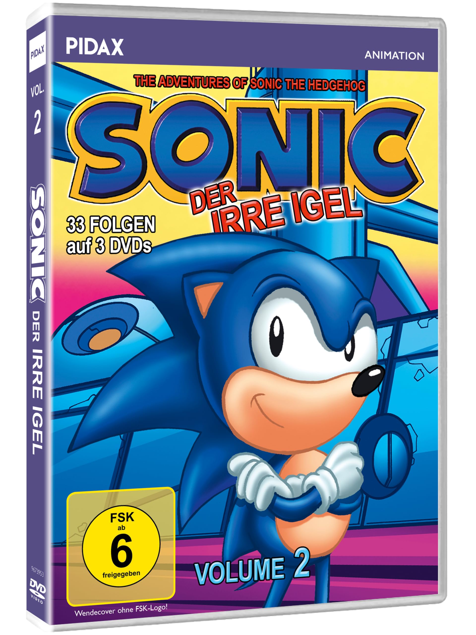 Sonic der irre Igel (Volume 2) – Weitere 33 Folgen der Kult-Animationsserie voller Tempo, Chaos & 90er-Nostalgie (Sonic-Klassiker) Movies