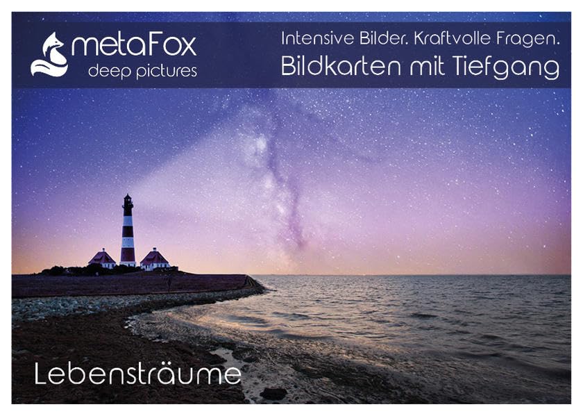metaFox deep pictures - Lebensträume: 52 Bildkarten für Life Coaching und Berufsorientierung - mit passenden Coaching Fragen auf der Rückseite (metaFox deep pictures: Postkarten mit Tiefgang) Business, Finance & Career