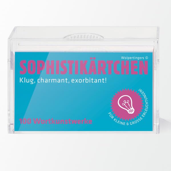 Sophistikärtchen: 100 Wortkunstwerke Lifestyle