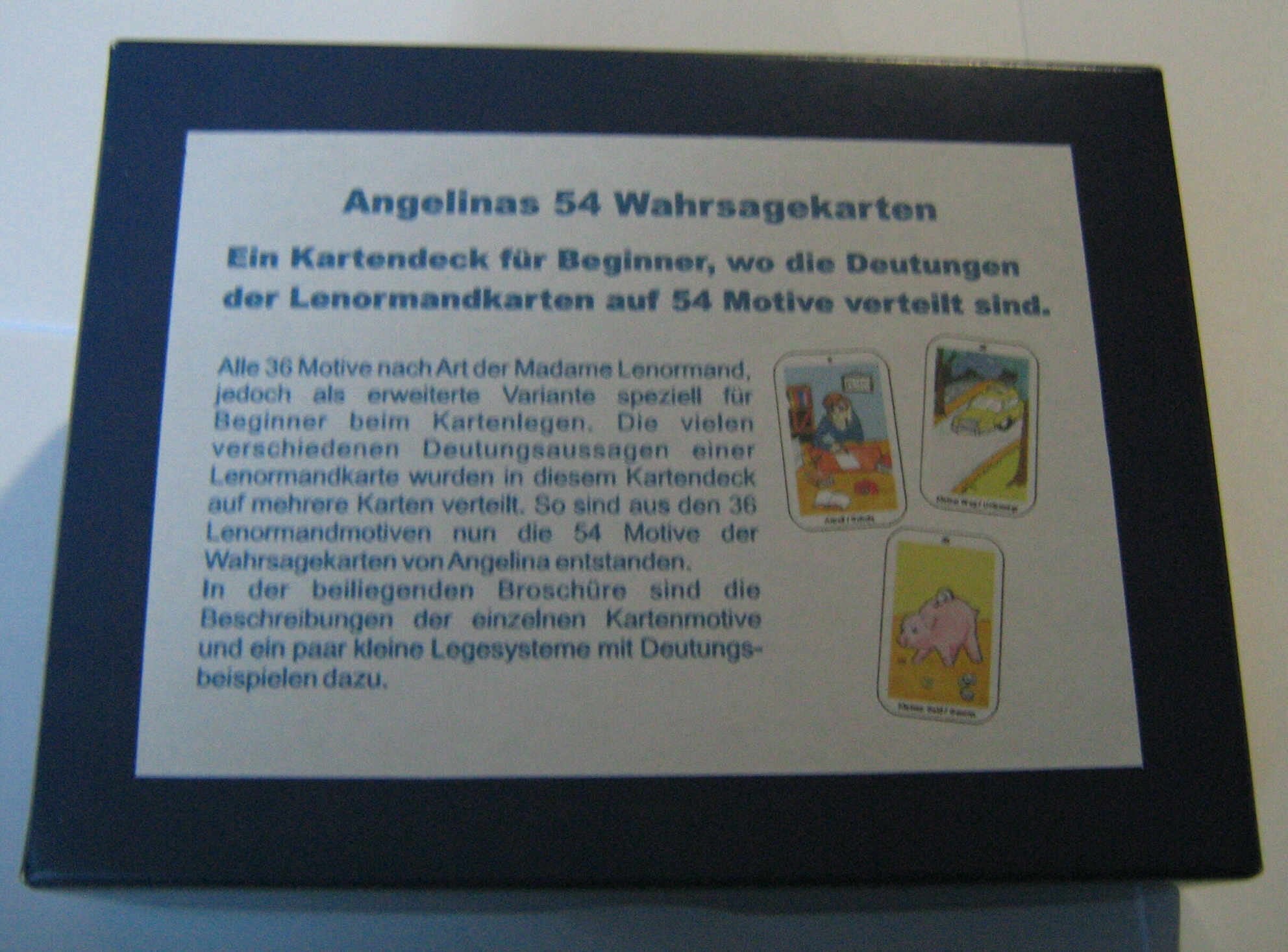 Angelinas 54 Wahrsagekarten: Ein Kartendeck für Beginner, wo die Deutungen der Lenormandkarten auf 54 Motive verteilt sind Books