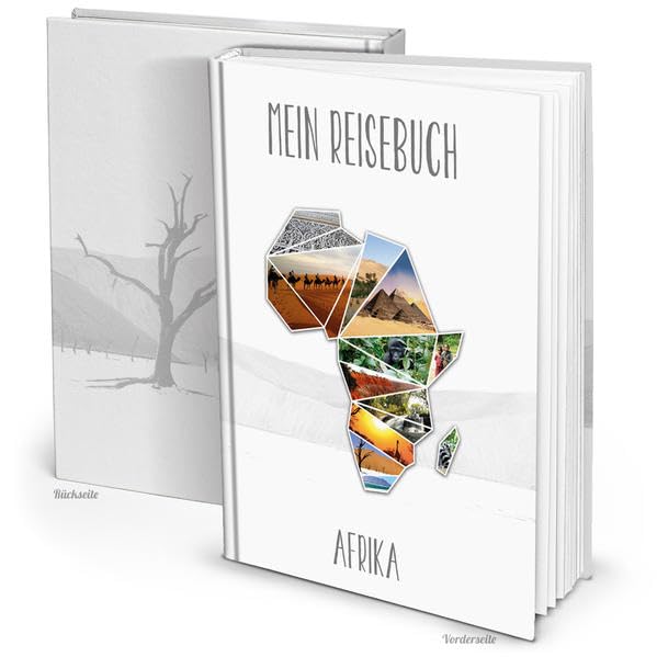 XXL Kontinent AFRIKA Reisetagebuch (Hardcover A4, Blankoseiten): Das Notizbuch für Reise und Urlaub in AFRIKA. Lifestyle