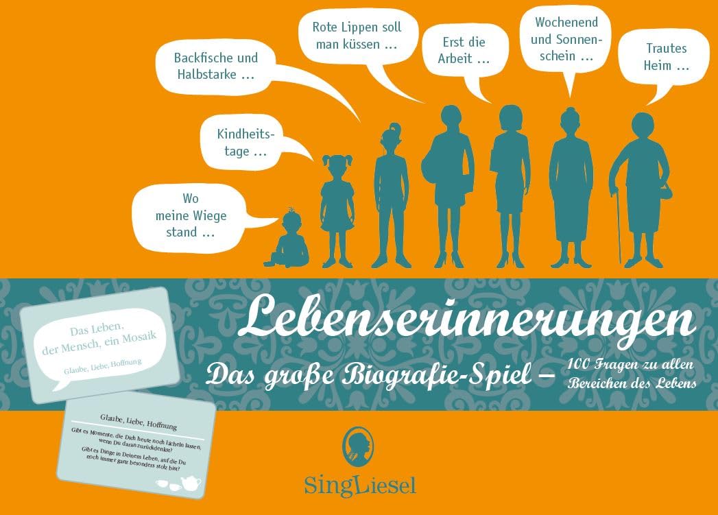 Lebenserinnerungen: Das Biografie-Spiel: 100 Fragen zu Allen Bereichen des Lebens Board Games