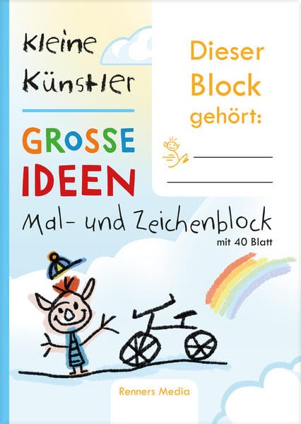 Kleine Künstler – Große Ideen, Mal- und Zeichenblock: Motiv Tierfreunde Tiptoi & Games
