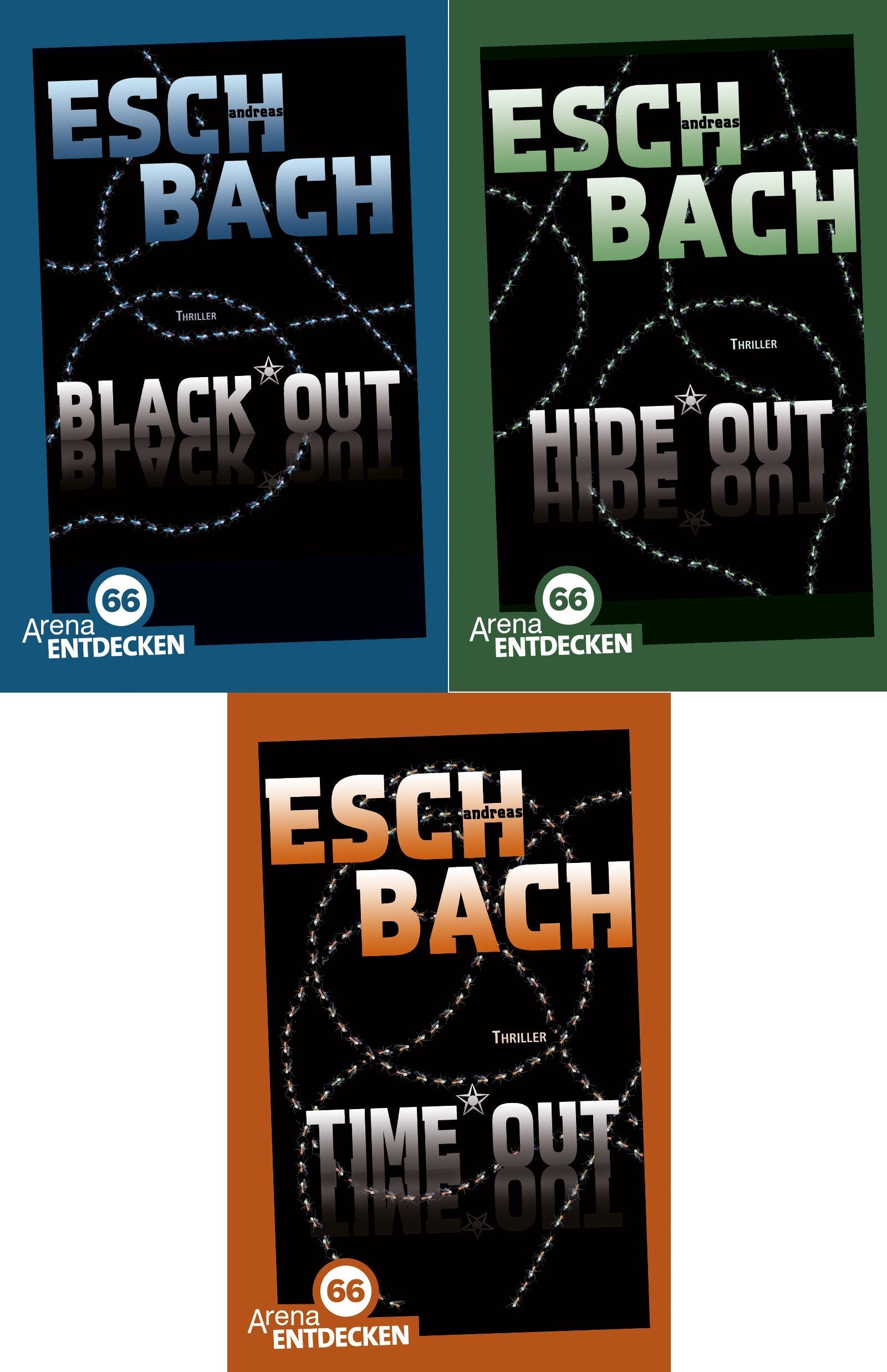 Blackout-Trilogie von Andres Eschbach - Black*Out + Hide*Out + Time*Out Books