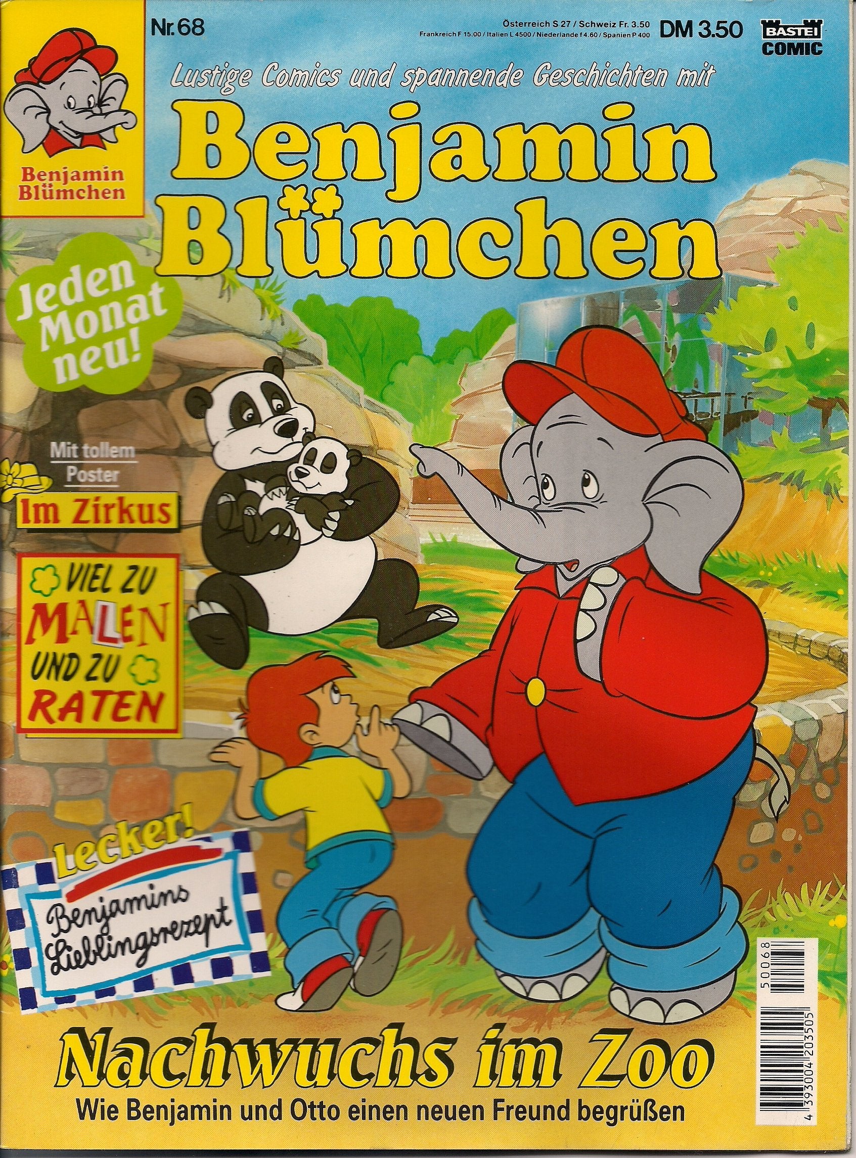 Erlebnismagazin Benjamin Blümchen Nr. 68 1995 Books