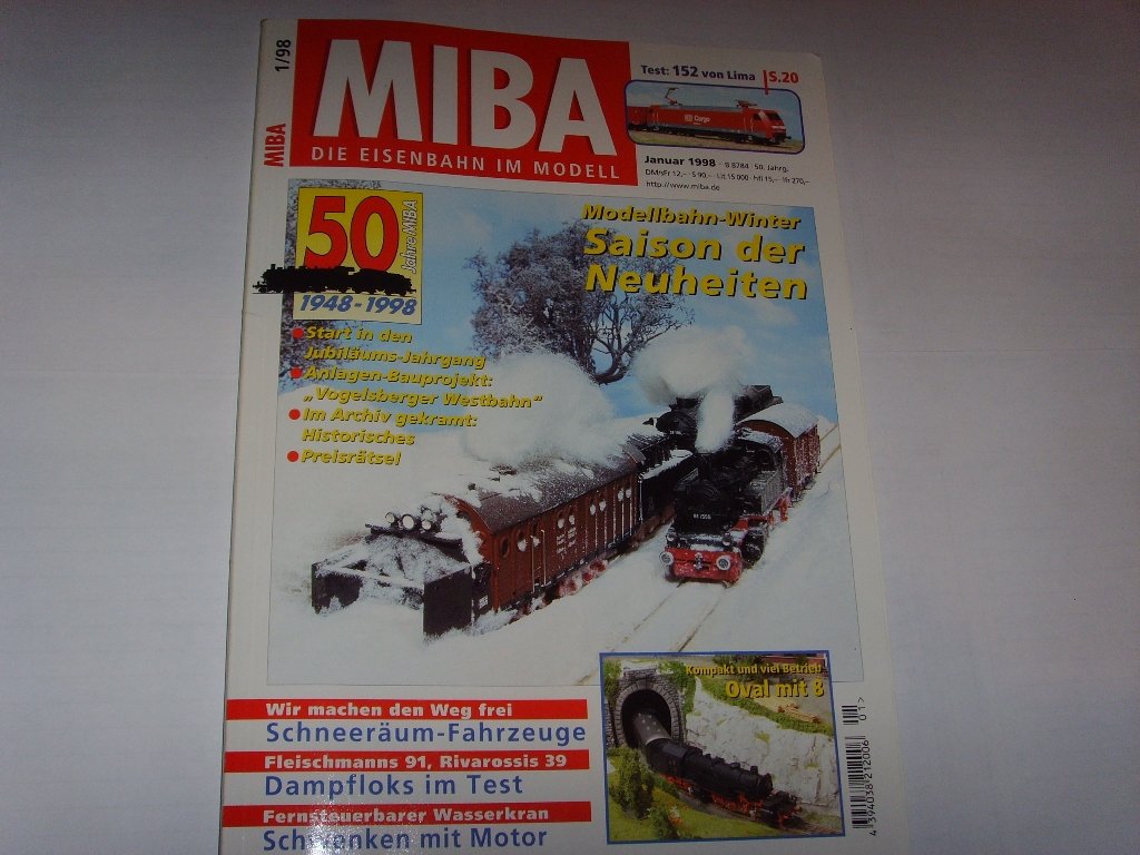 MIBA Die Eisenbahn im Modell 1/98 Books