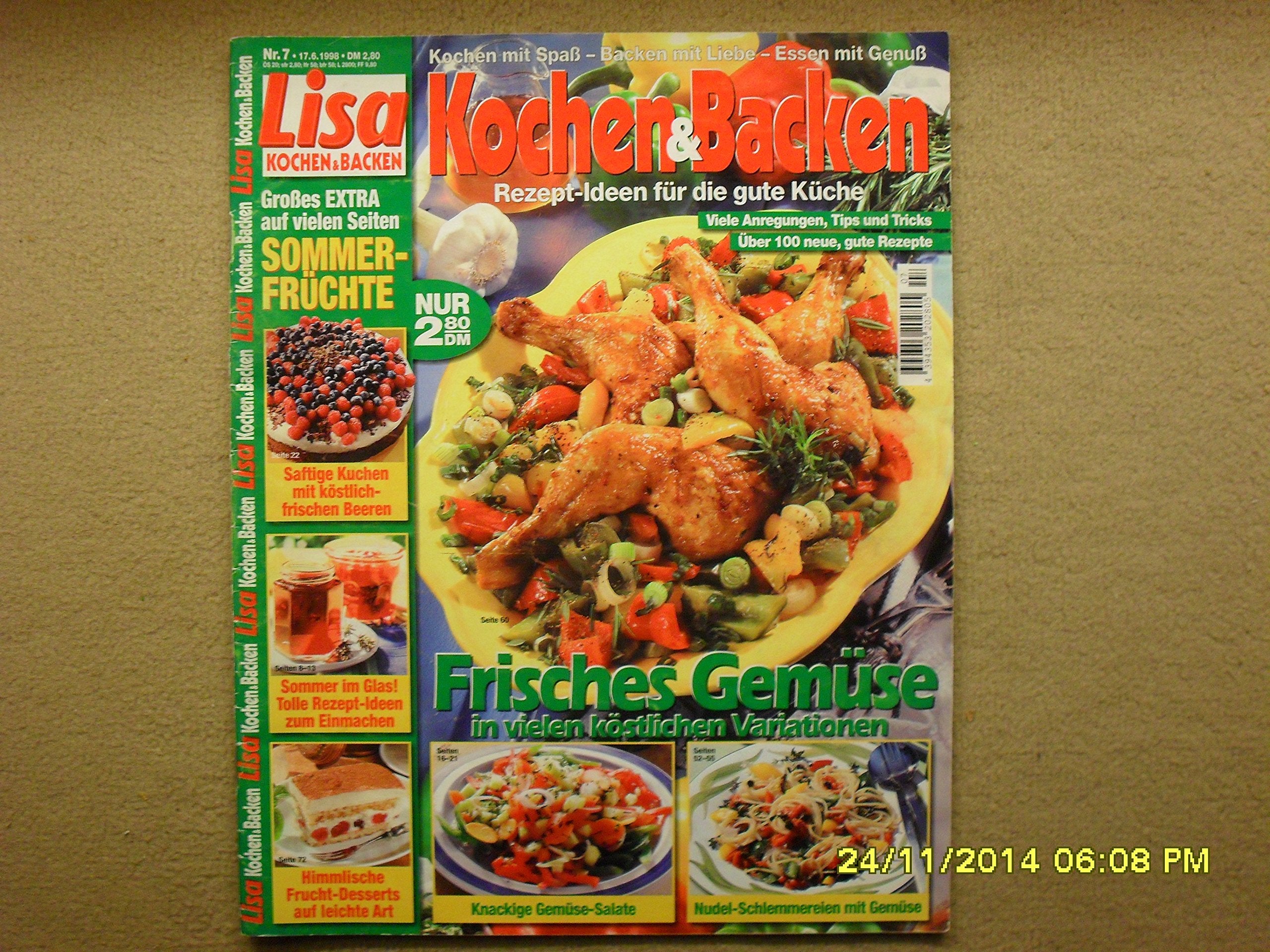 Lisa Kochen & Backen Nr. 7 17. 06. 1998 Books