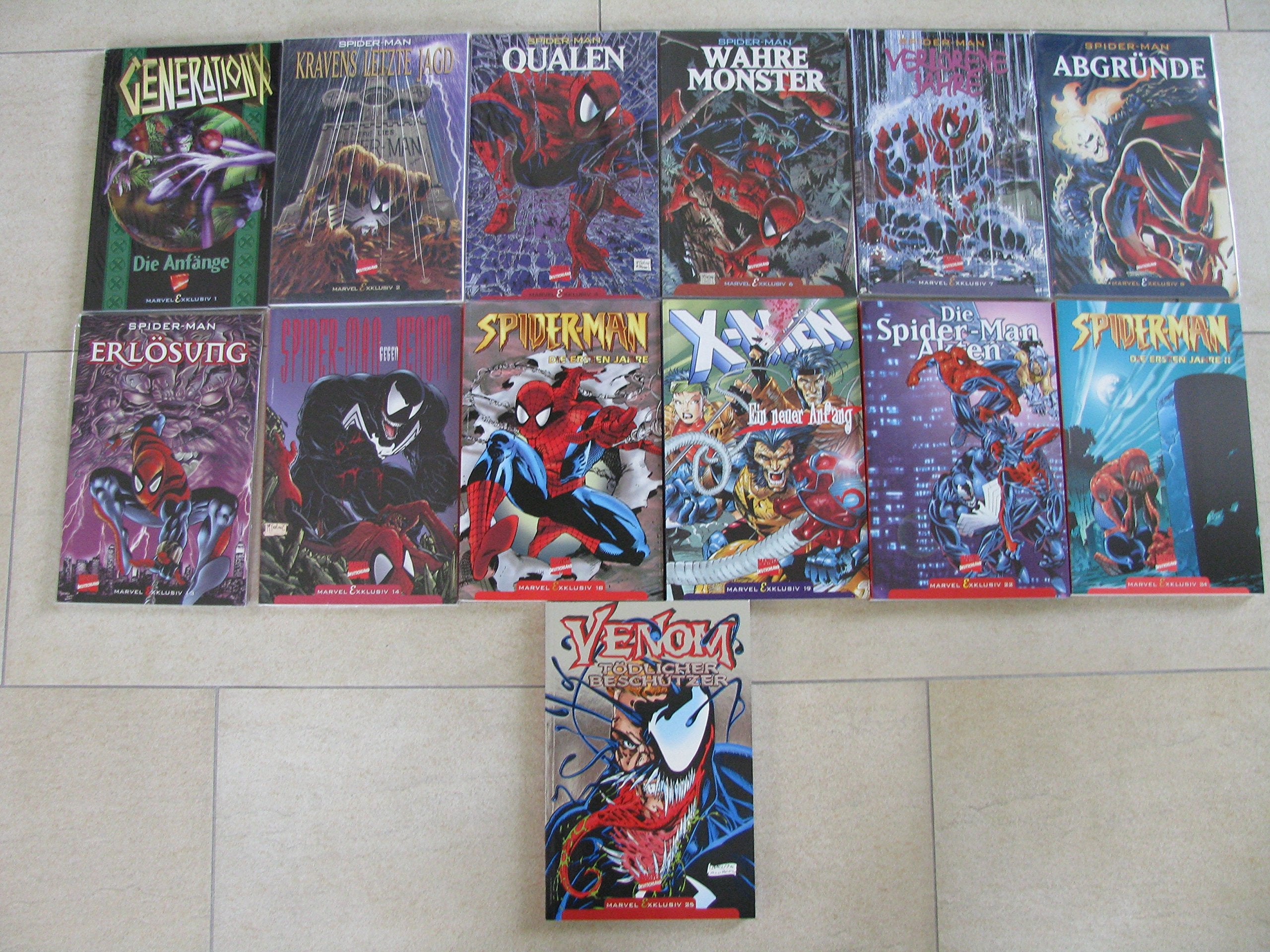 Marvel Exklusiv Bd. 1, 2, 4, 6-8, 13, 14, 18, 19, 22, 24, 25 *13 Bände* (Marvel Comics) 1998 Music
