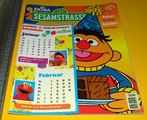 Sesamstraße , Raten Malen Spielen ; 11/01 Books