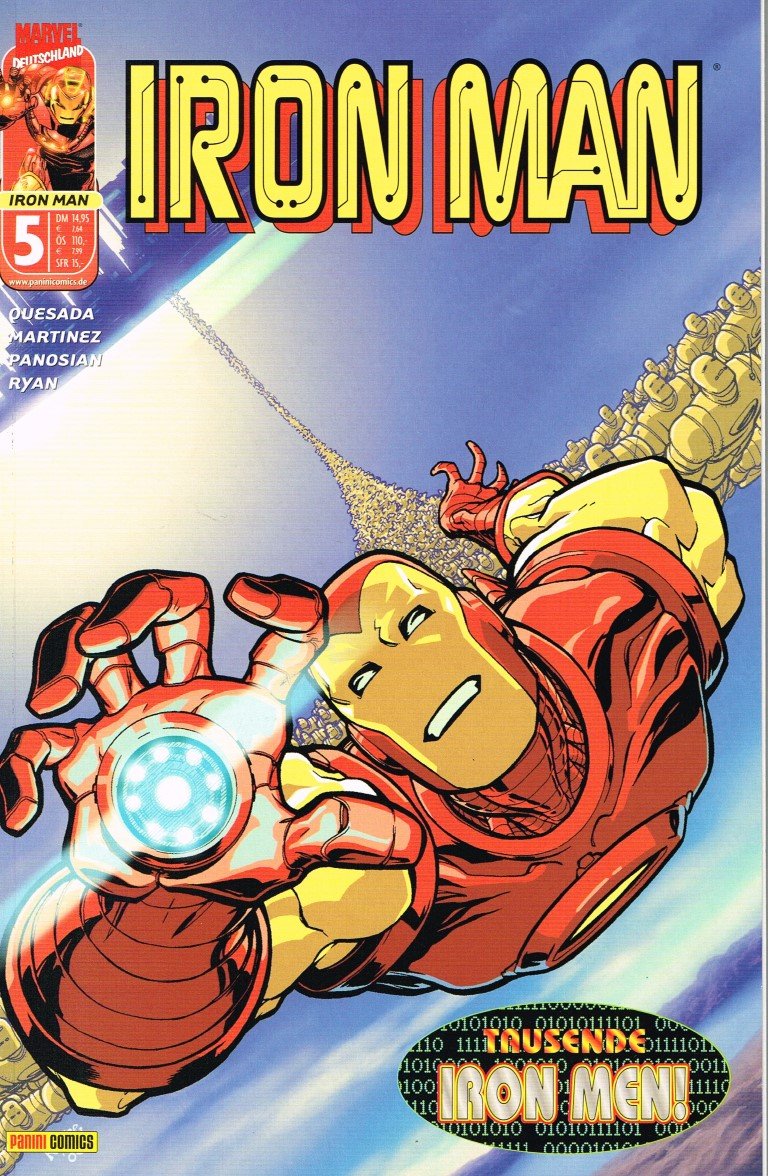 Iron Man 5 , Tausende Iron Men, Panini Marvel Comics, 2001, Prestige-Format Books