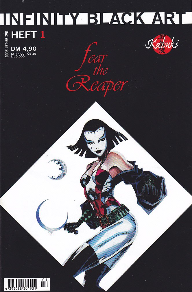 Kabuki - Don't Fear The Reaper # 1 (Infinity Black Art) Books