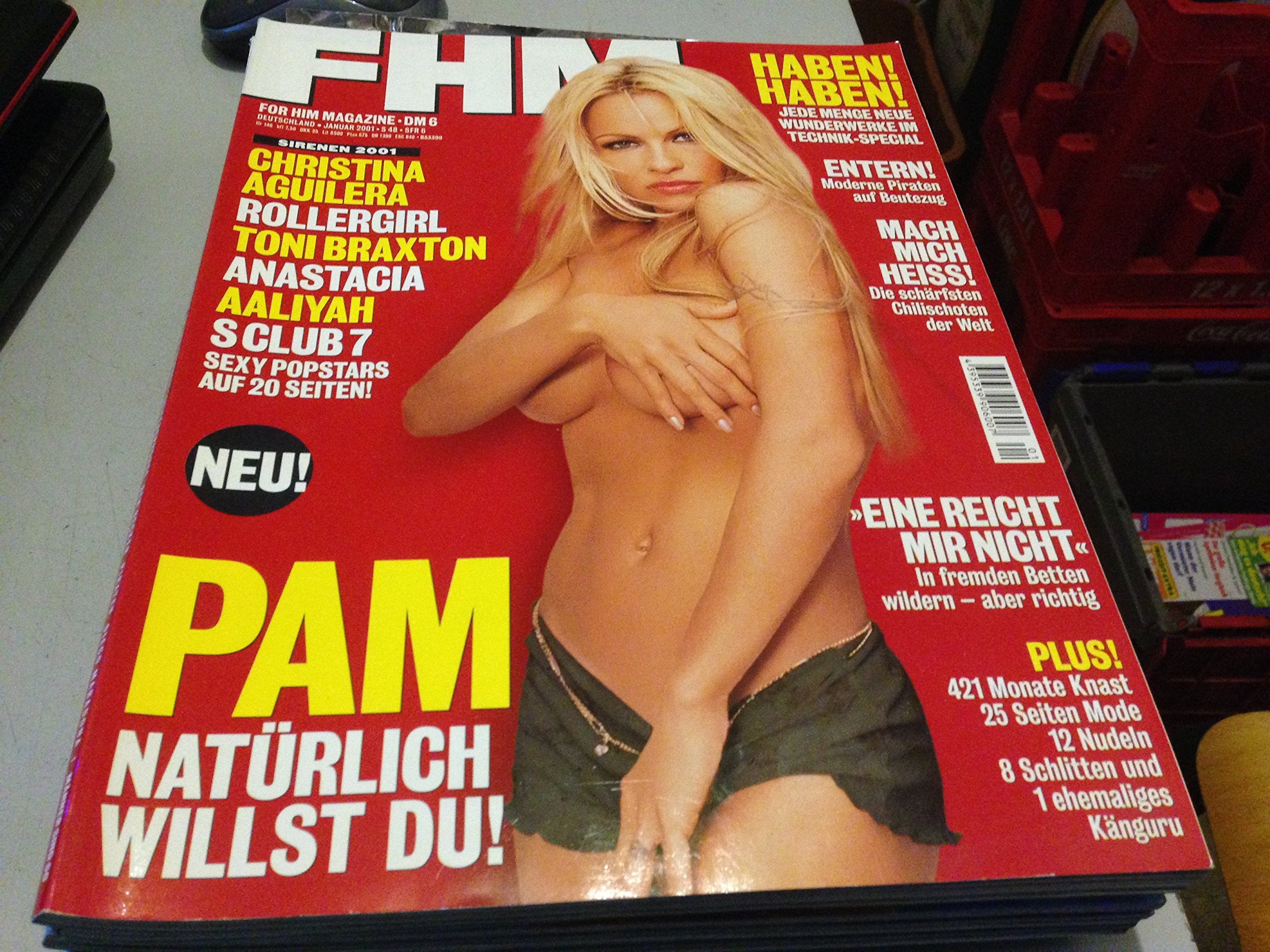 FHM FOR HIM MAGAZINE März 2001 Books
