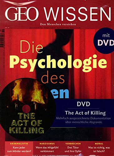 GEO Wissen mit DVD 69/2020 "Die Psychologie des Bösen" book
