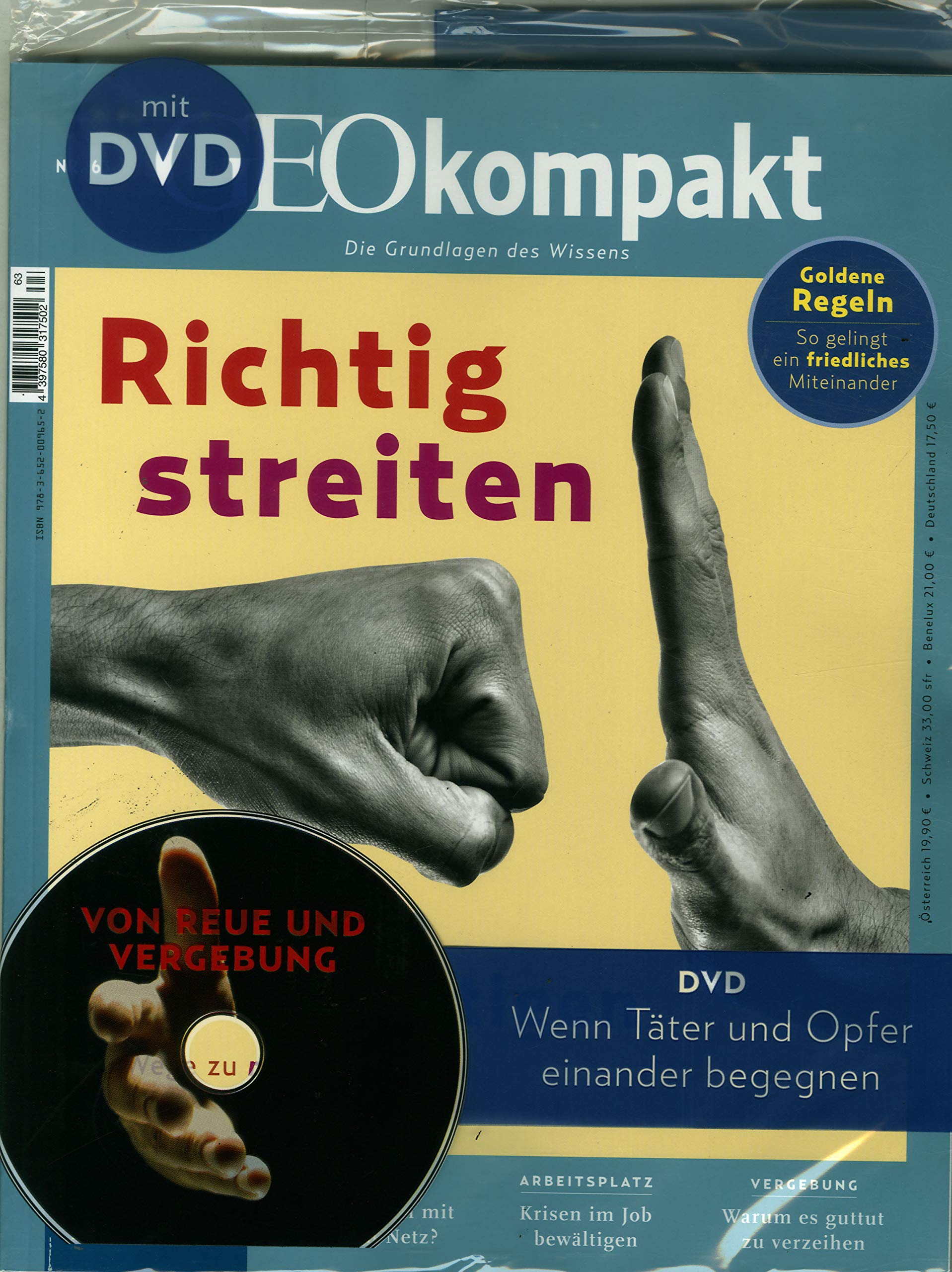 GEO Kompakt mit DVD 63/2020 "Richtig streiten" Books