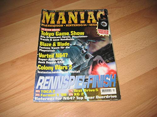 Maniacs - PlayStation, Nintendo , Sega.......Spiele Berater 12/98 Books