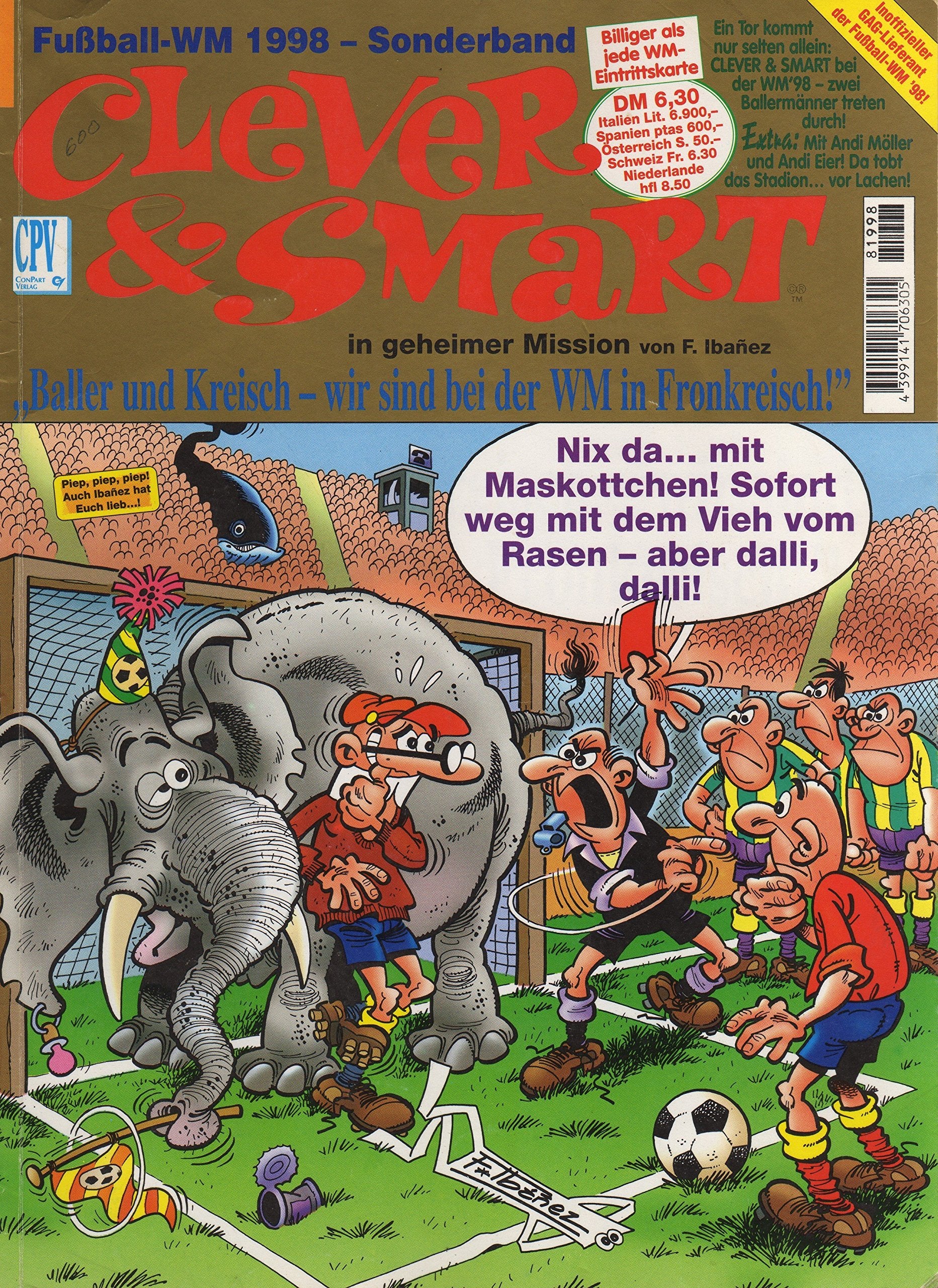 Clever & Smart Fußball-WM 1998 - Sonderband : Bal... Book Books