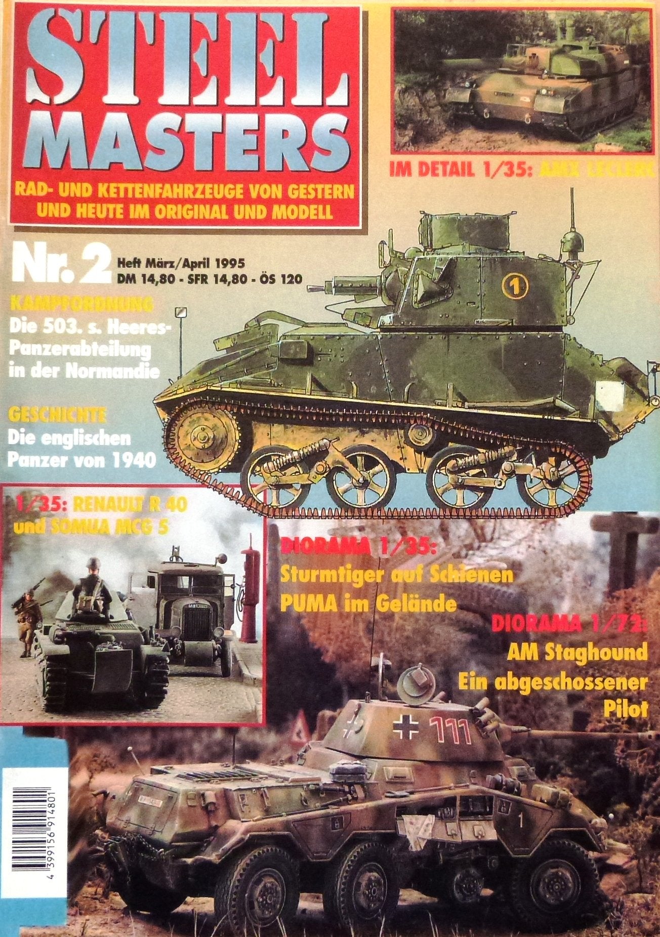 Steel Masters Nr. 2 Rad- und Kettenfahrzeuge von gestern und heute im Original und Modell. Books