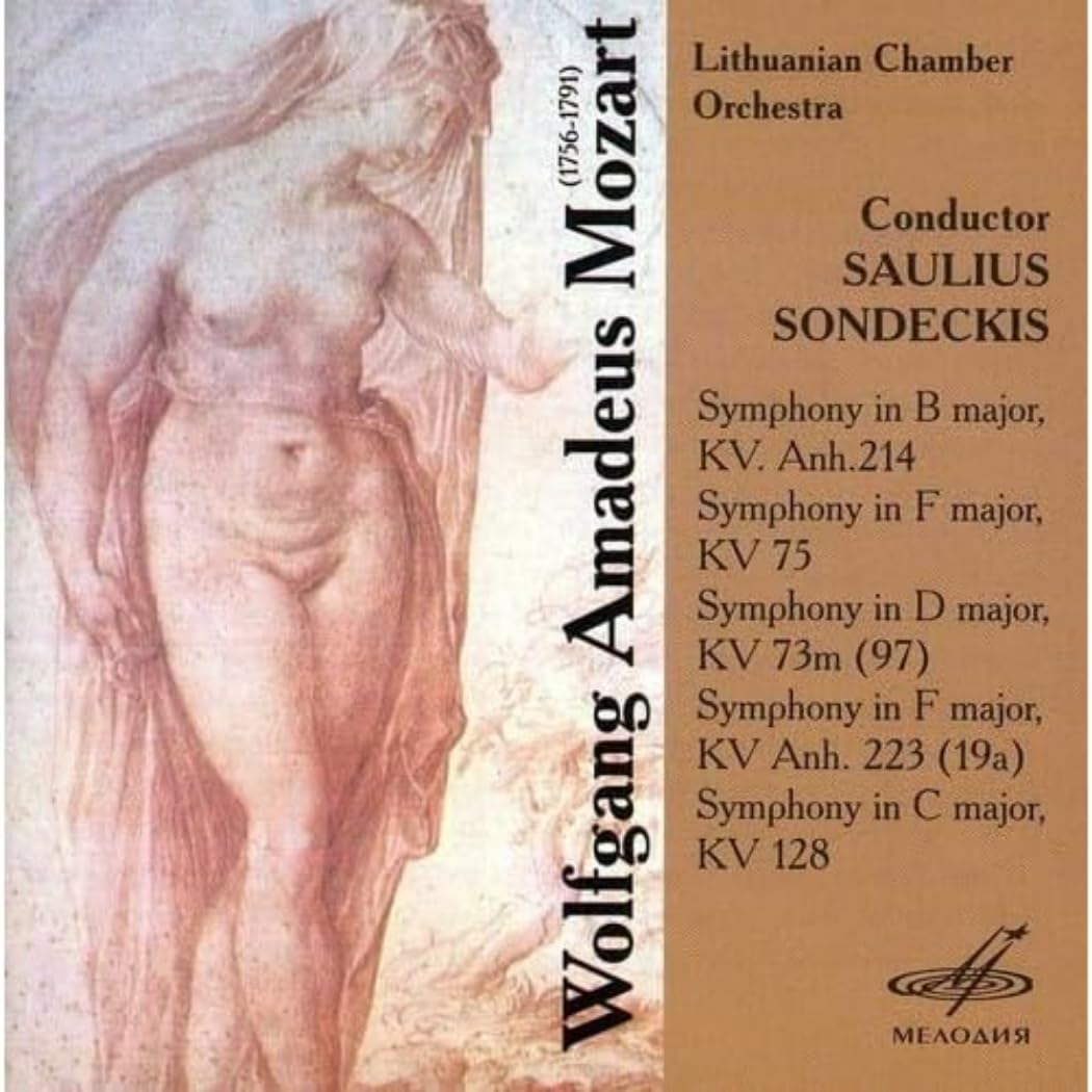 Symphonies ANH 214, 75, KV 73m. cd