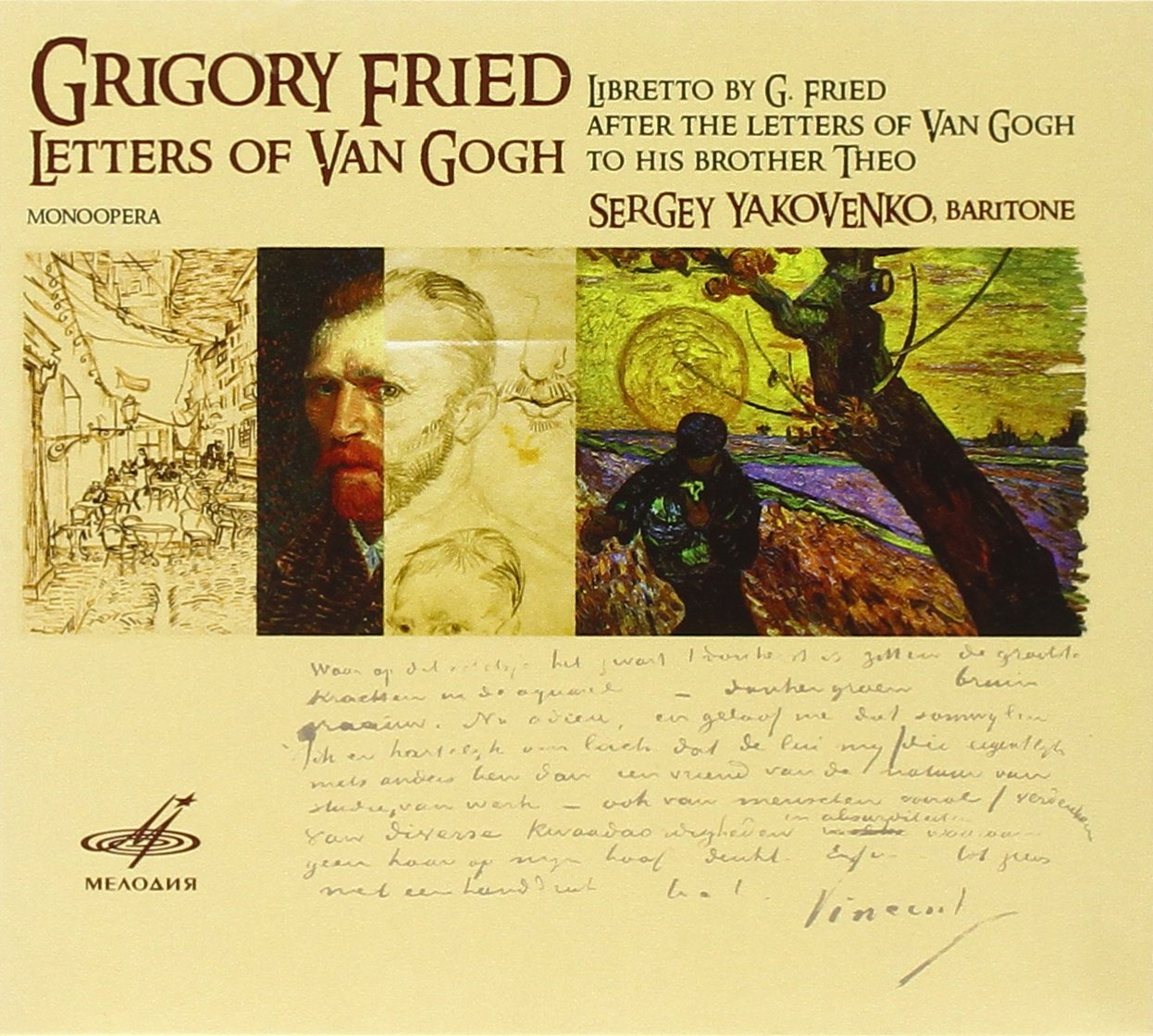 Lettre de Van Gogh cd