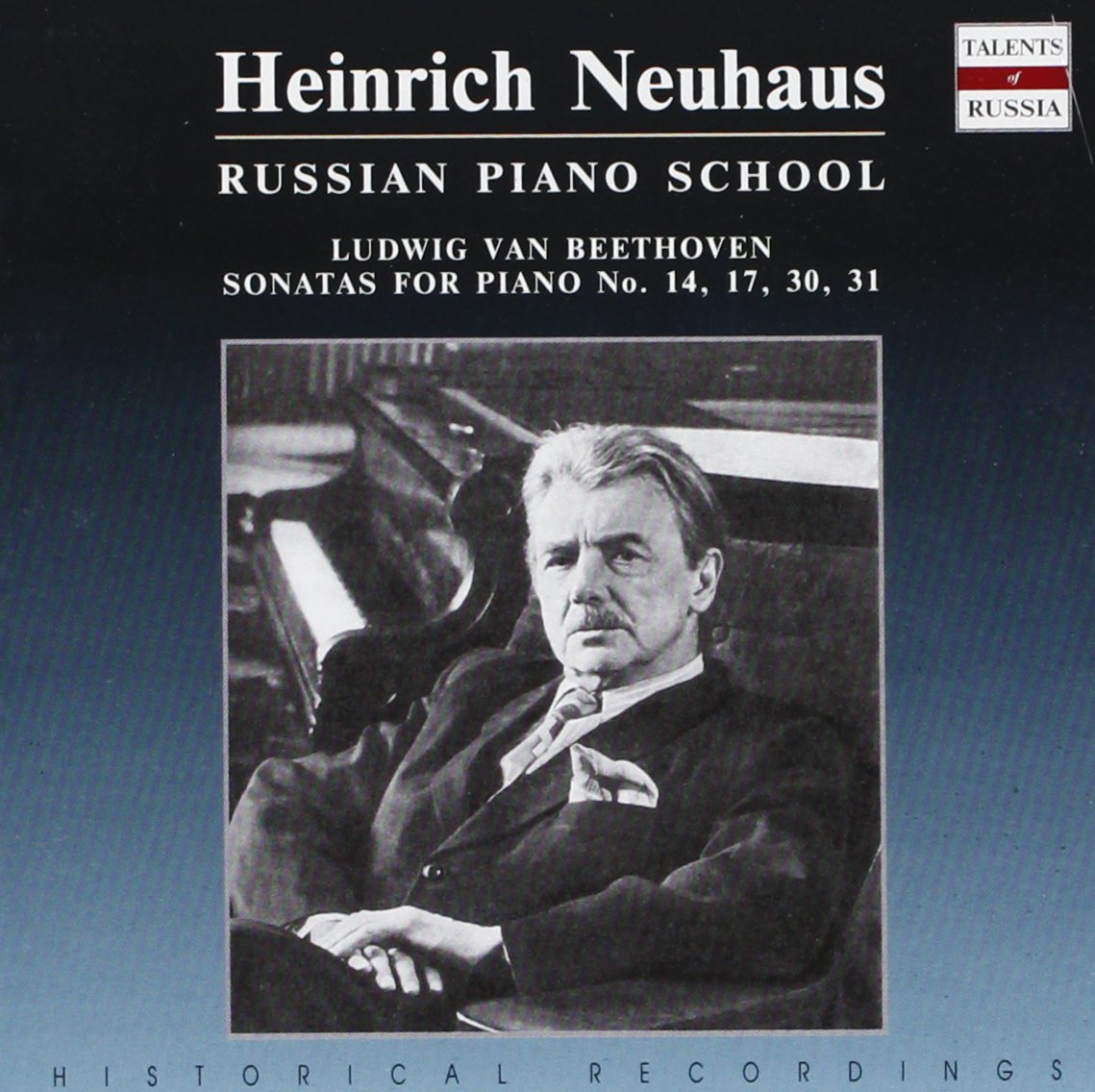 Heinrich Neuhaus. Russian piano school. Ludwig van Beethoven. Sonatas for Piano No. 14, 17, 30, 31 Classical