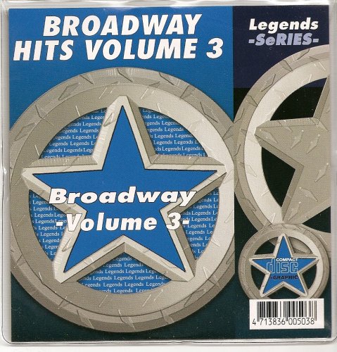 LEGENDS Karaoke CDG BROADWAY SHOWSONGS Vol.3 Show Tunes cd Music