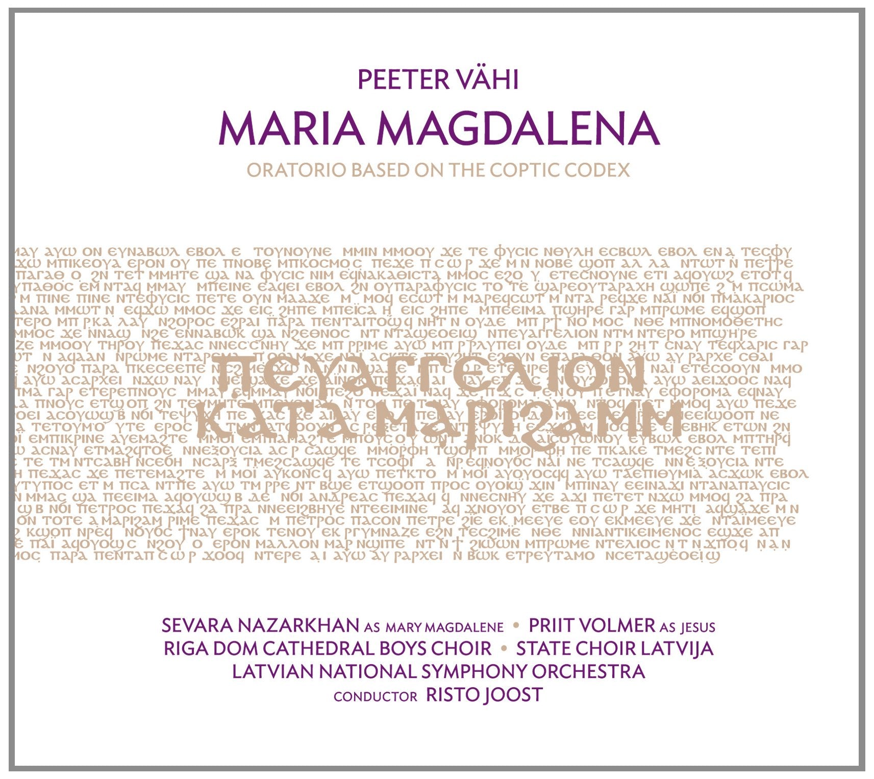 Maria Magdalena-Oratorium Classical