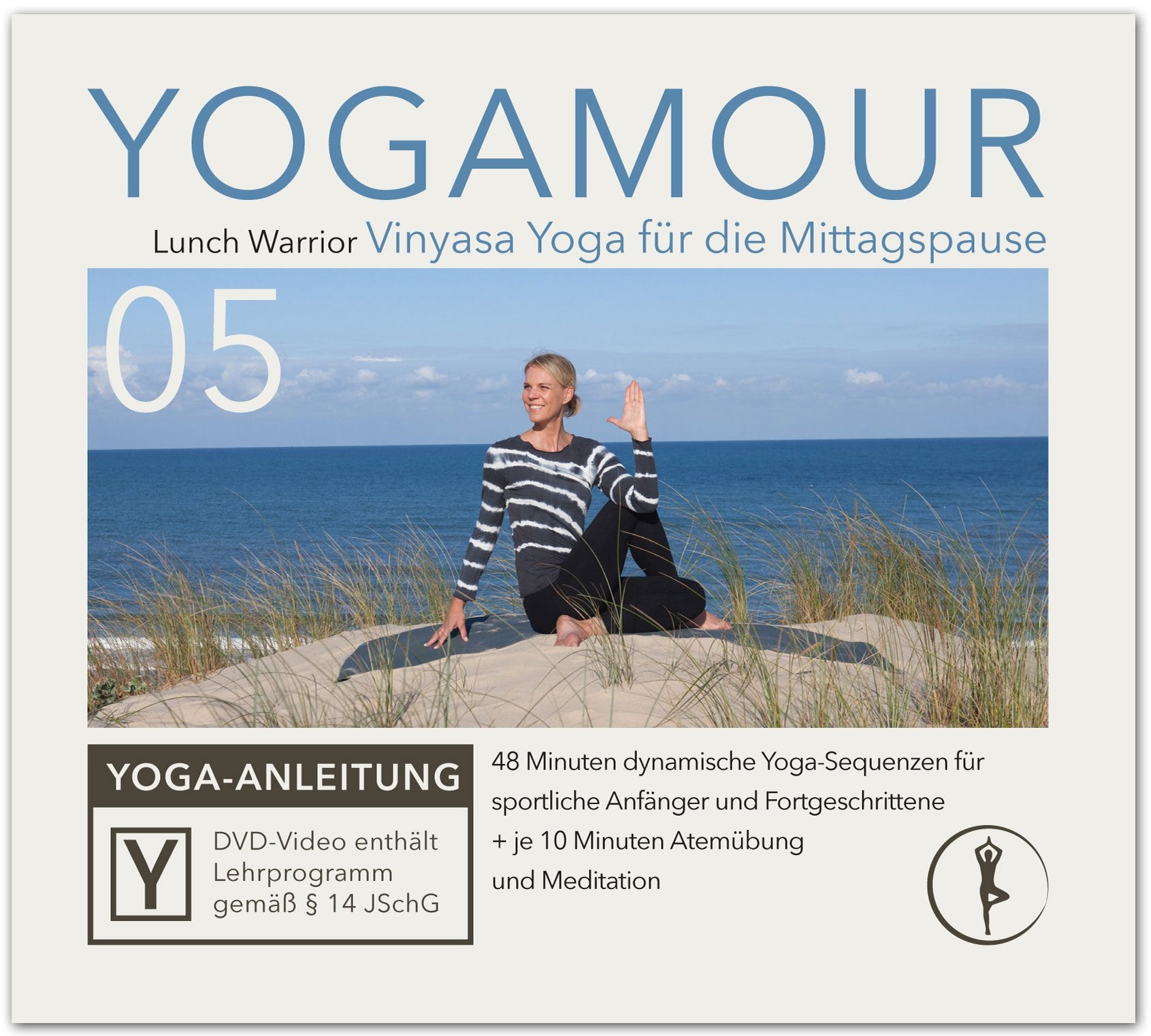 Basic Vinyasa Yoga Flow: Geführte Übungen für einen gesunden Körper - ideal für die Mittagspause - YOGAMOUR DVD 05 Movies