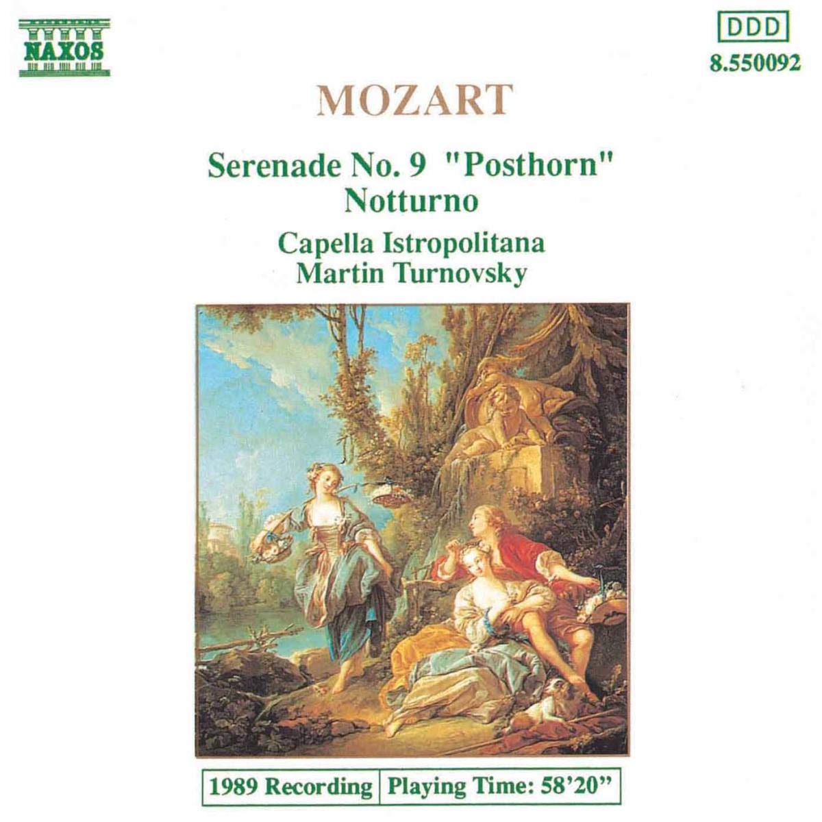 Serenade 9 "Posthorn"/Notturno Classical