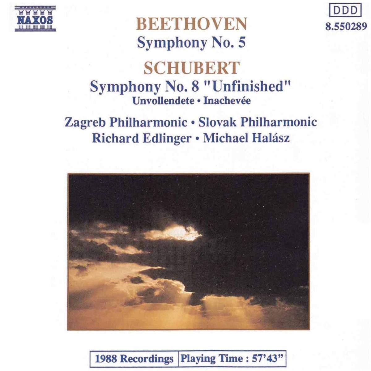 Beethoven / Schubert Sinfonien 5 und 8 Slova Classical